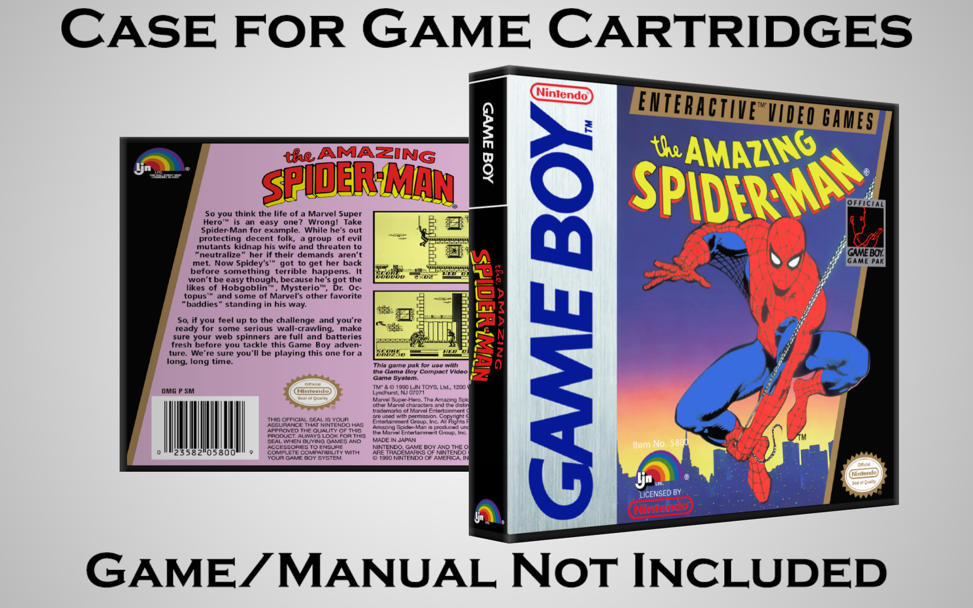 Protective Display Case for Game Boy/Gameboy Color Cartridges - NO GAME/MANUAL - Picture 9 of 249