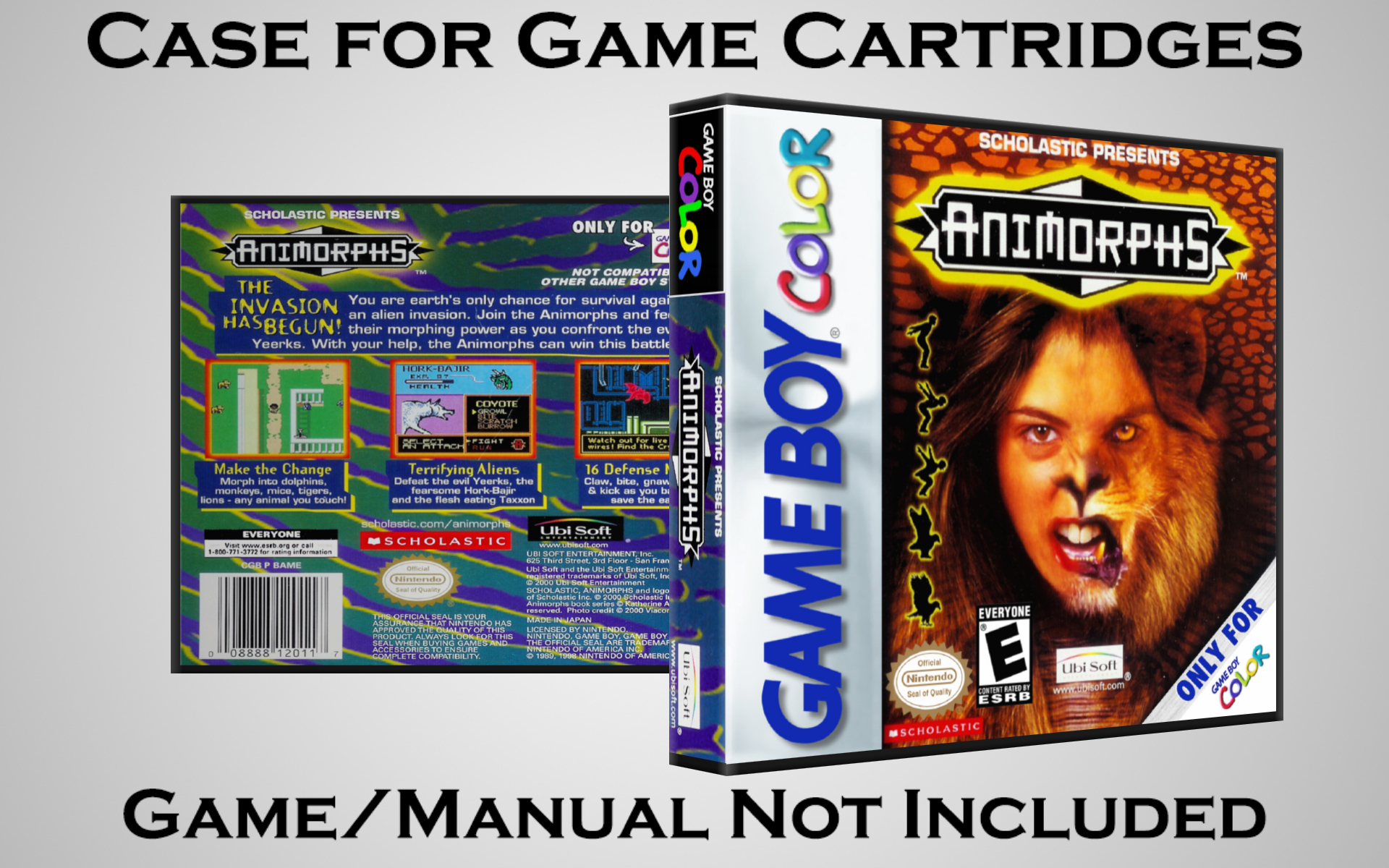 Protective Display Case for Game Boy/Gameboy Color Cartridges - NO GAME/MANUAL - Picture 10 of 249