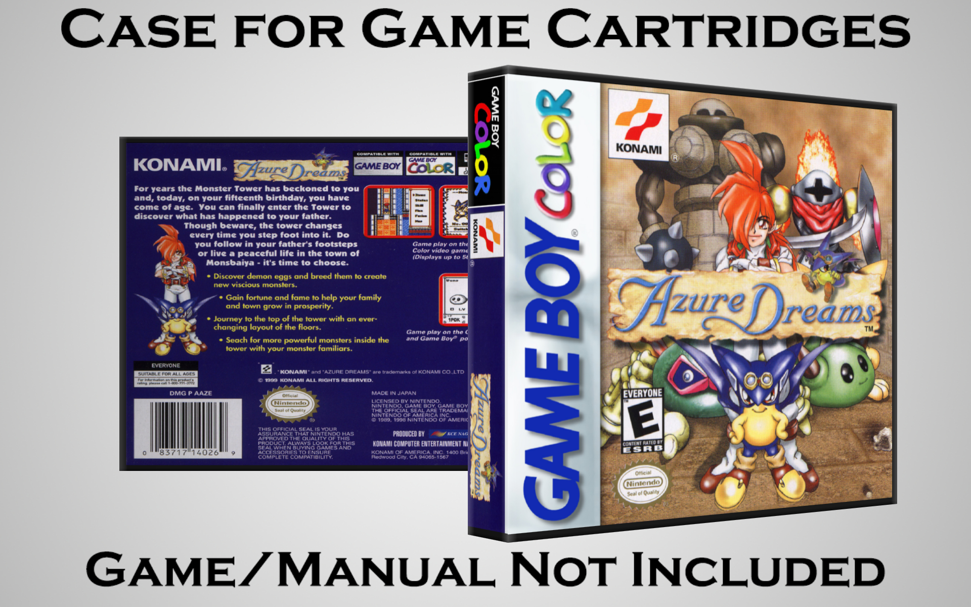 Protective Display Case for Game Boy/Gameboy Color Cartridges - NO GAME/MANUAL - Picture 13 of 249