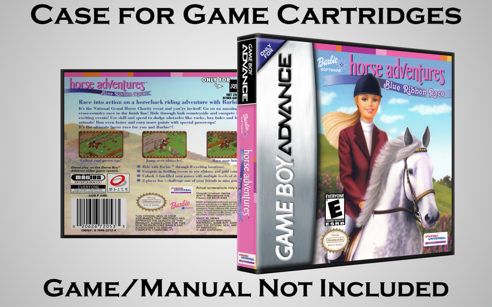 Protective Display Case for Game Boy Advance Cartridges - NO GAME/MANUAL - Picture 12 of 249