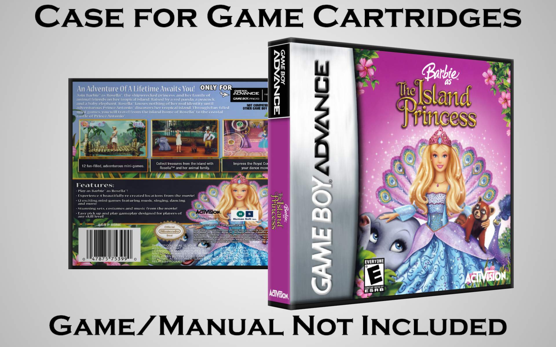 Protective Display Case for Game Boy Advance Cartridges - NO GAME/MANUAL - Picture 10 of 249