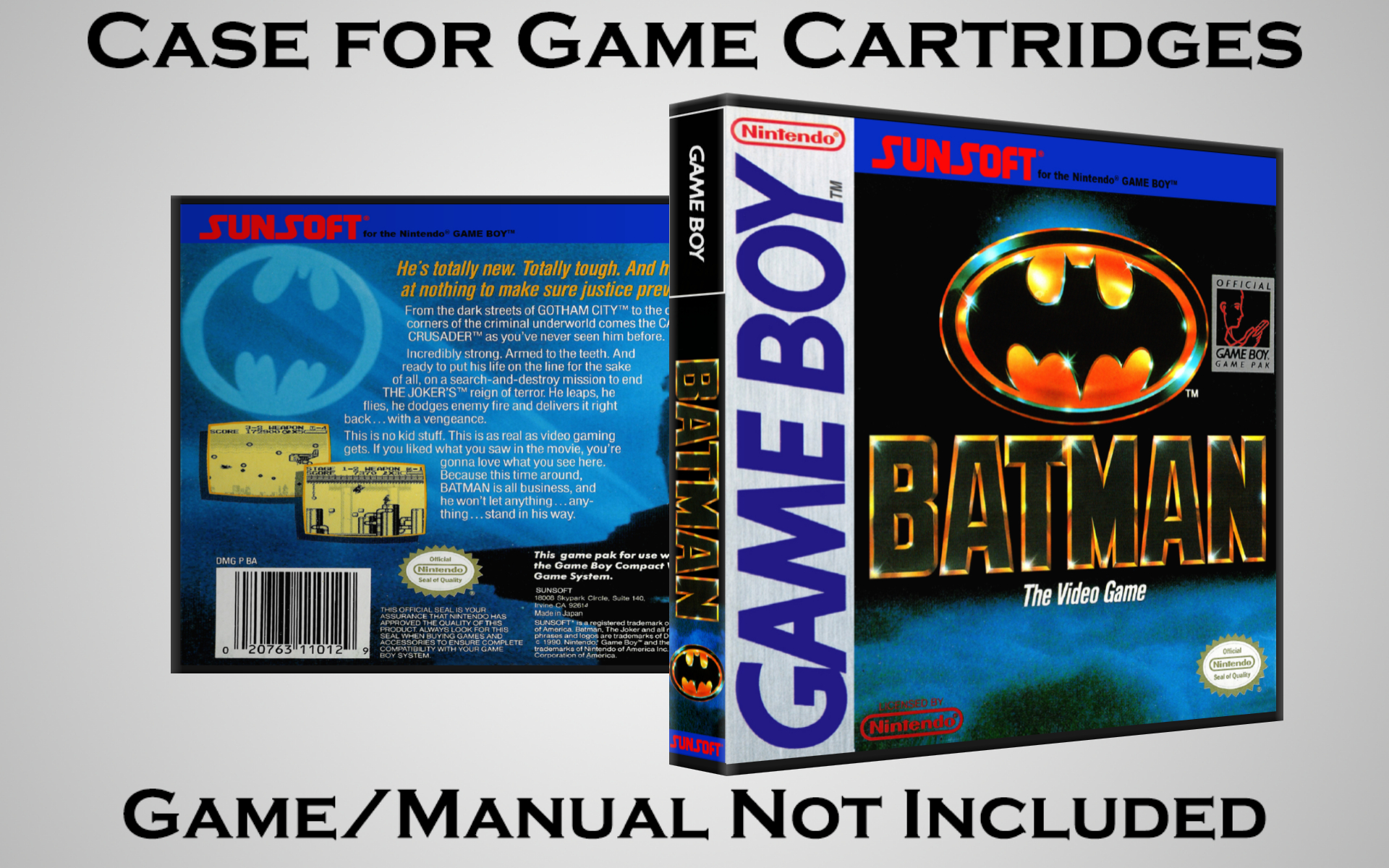 Protective Display Case for Game Boy/Gameboy Color Cartridges - NO GAME/MANUAL - Picture 18 of 249