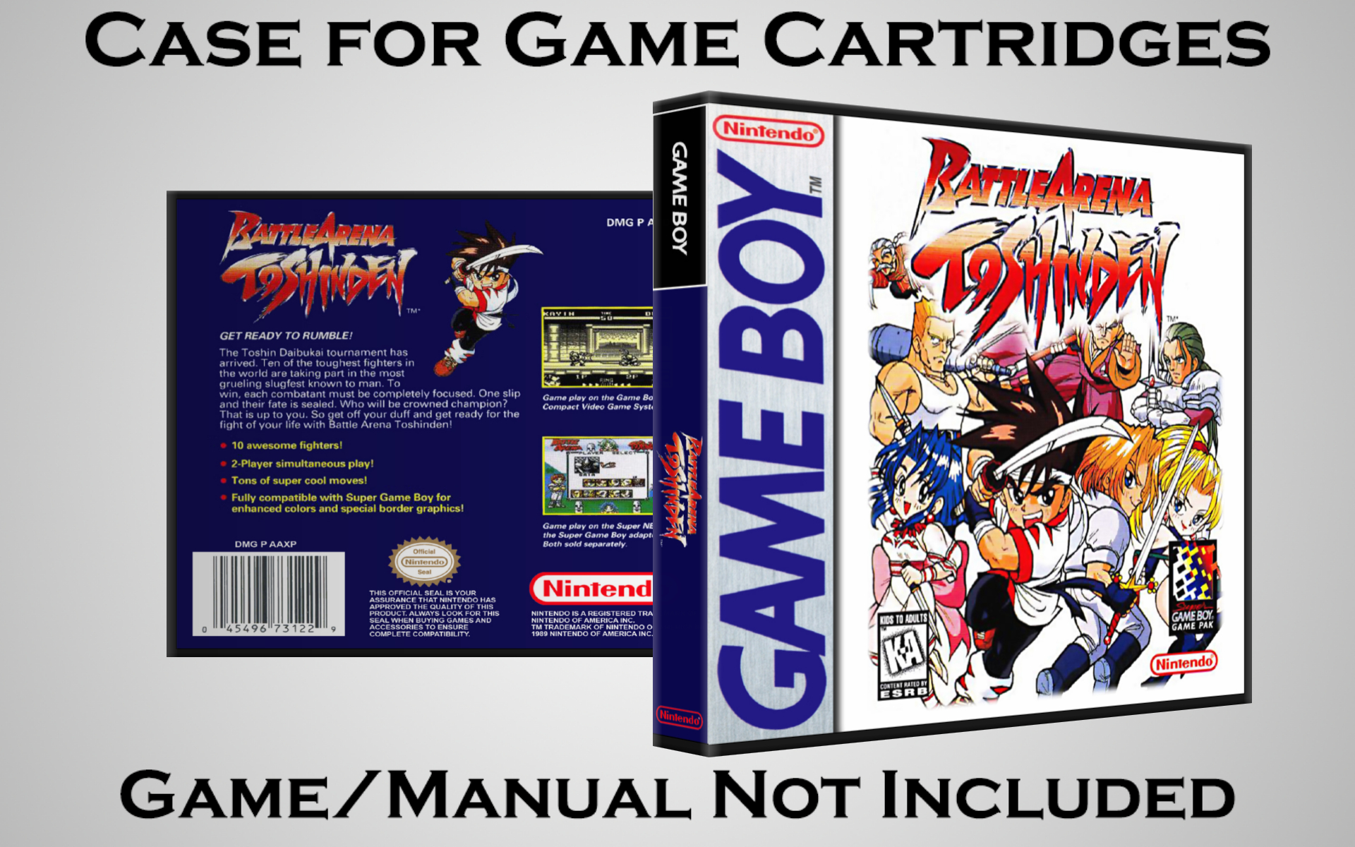 Protective Display Case for Game Boy/Gameboy Color Cartridges - NO GAME/MANUAL - Picture 19 of 249