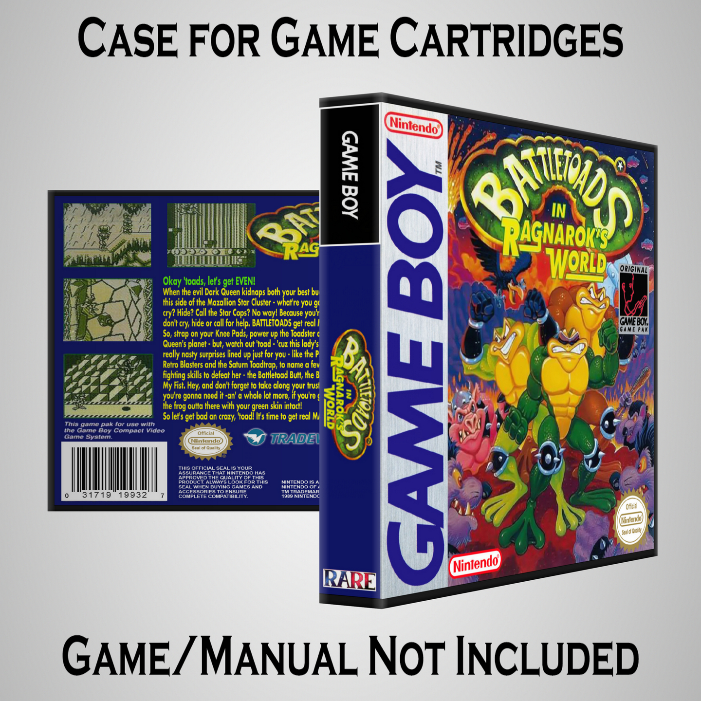 Protective Display Case for Game Boy/Gameboy Color Cartridges - NO GAME/MANUAL - Picture 22 of 249