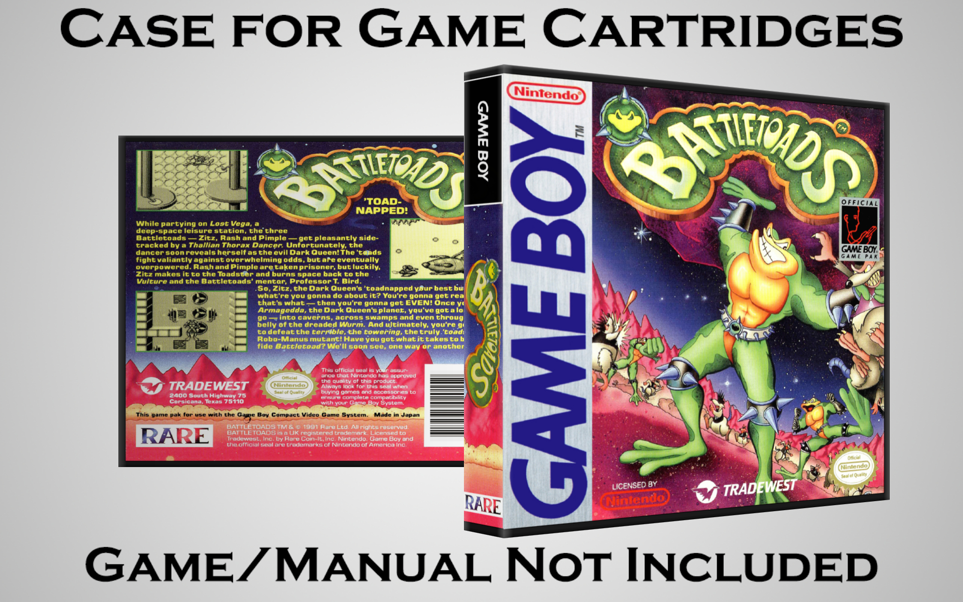 Protective Display Case for Game Boy/Gameboy Color Cartridges - NO GAME/MANUAL - Picture 21 of 249