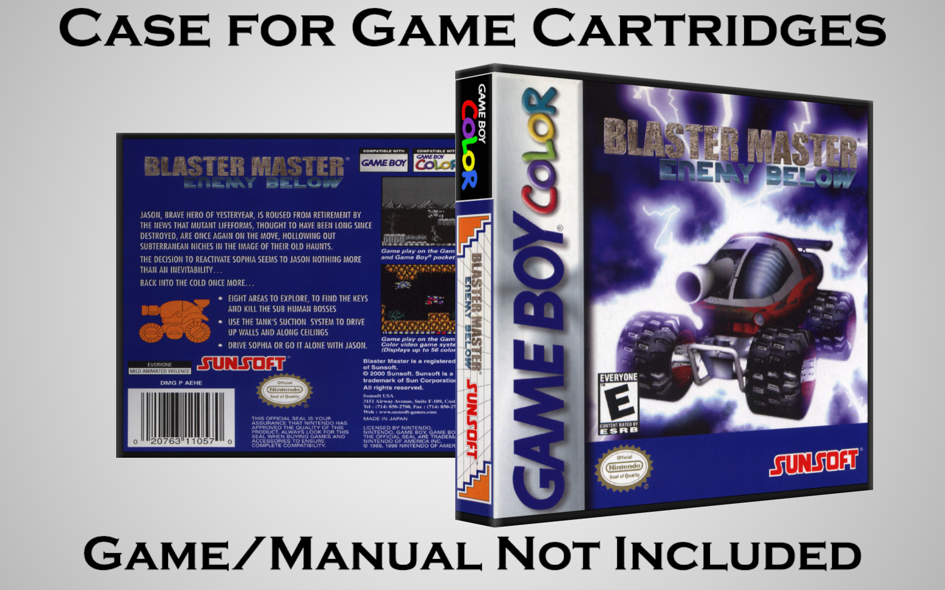 Protective Display Case for Game Boy/Gameboy Color Cartridges - NO GAME/MANUAL - Picture 23 of 249