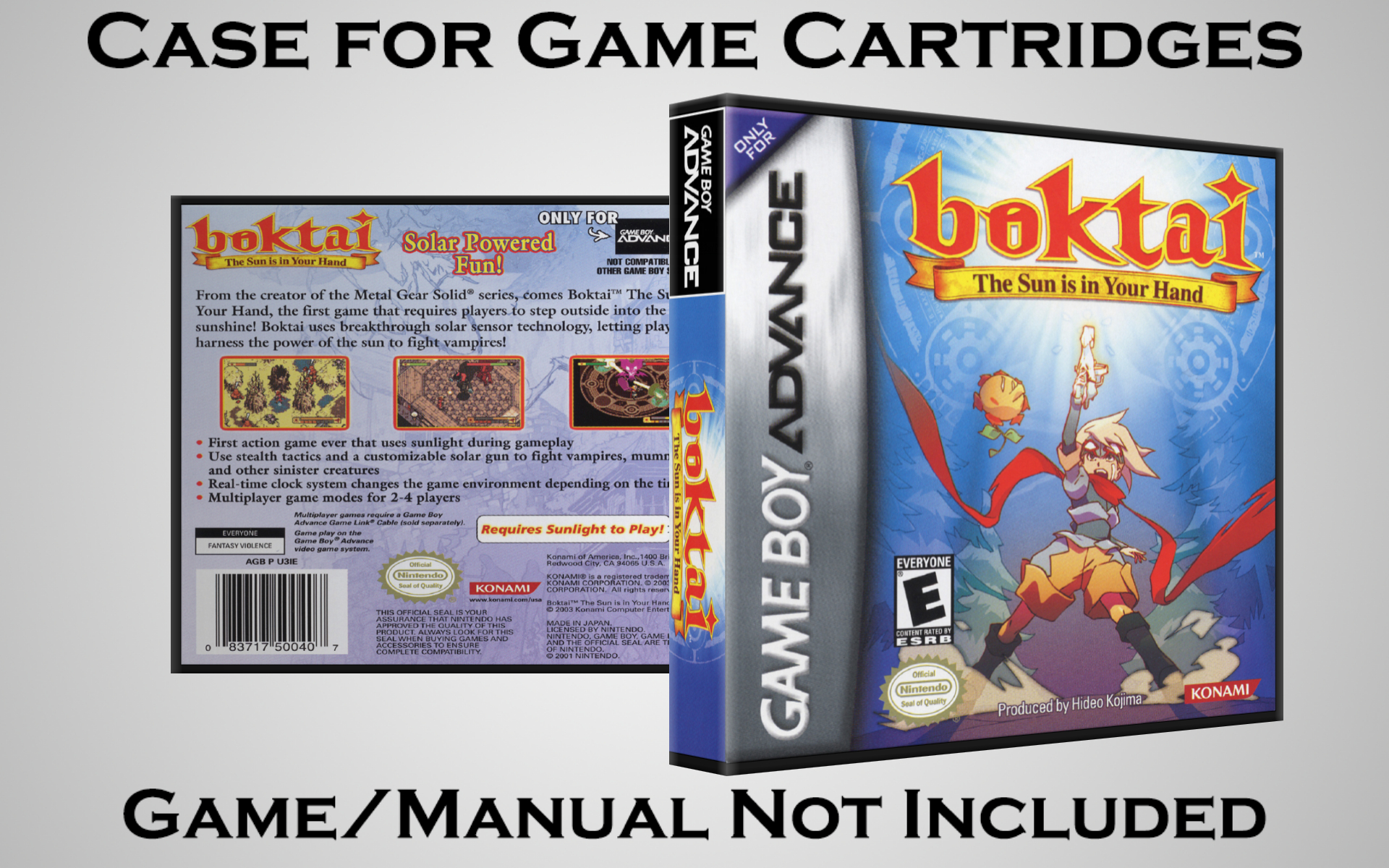 Protective Display Case for Game Boy Advance Cartridges - NO GAME/MANUAL - Picture 14 of 249