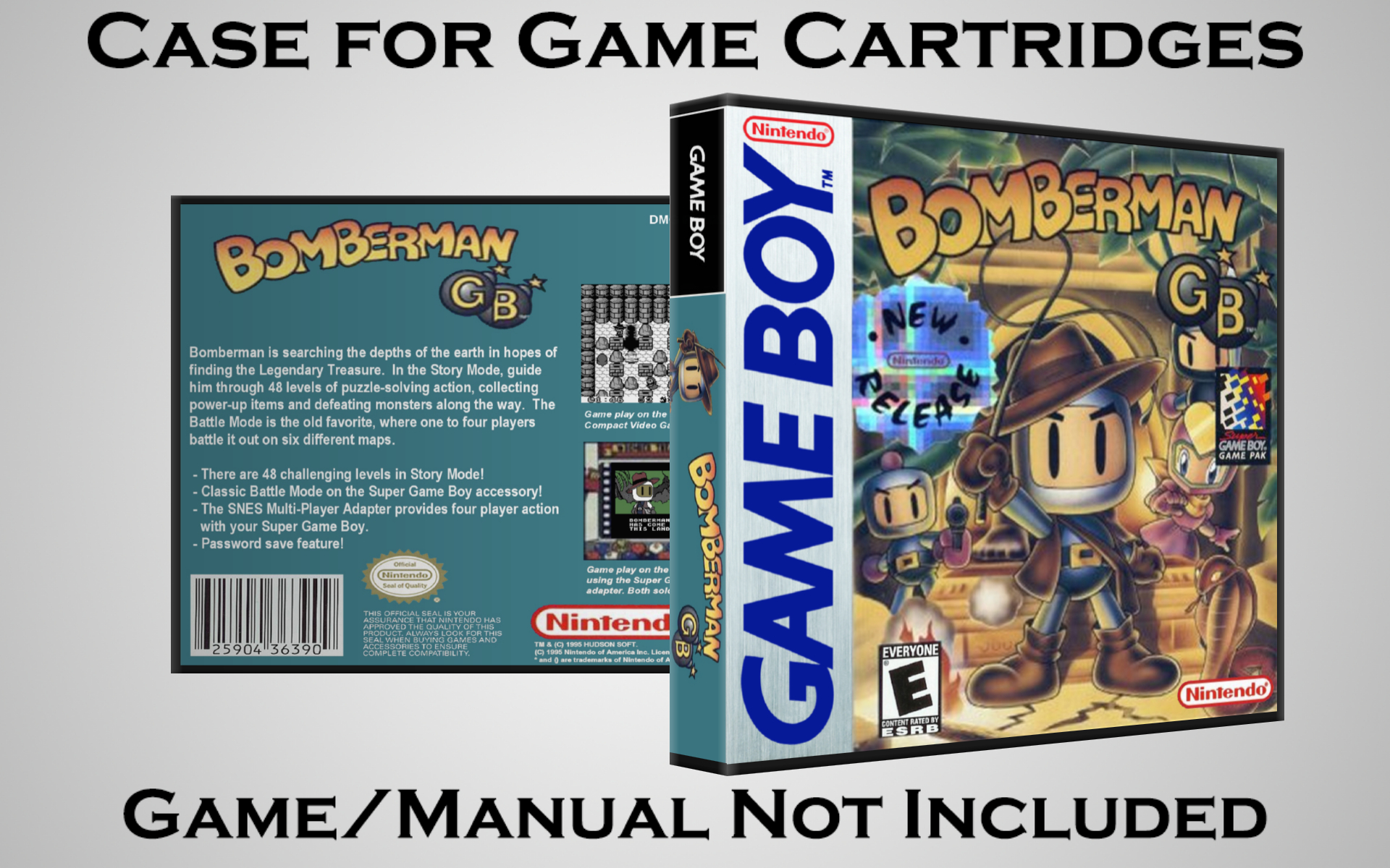 Protective Display Case for Game Boy/Gameboy Color Cartridges - NO GAME/MANUAL - Picture 24 of 249