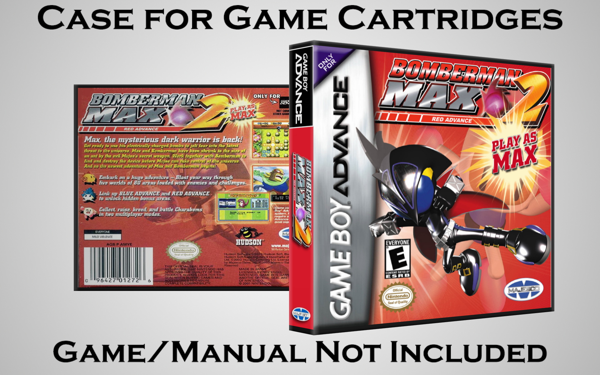 Protective Display Case for Game Boy Advance Cartridges - NO GAME/MANUAL - Picture 17 of 249