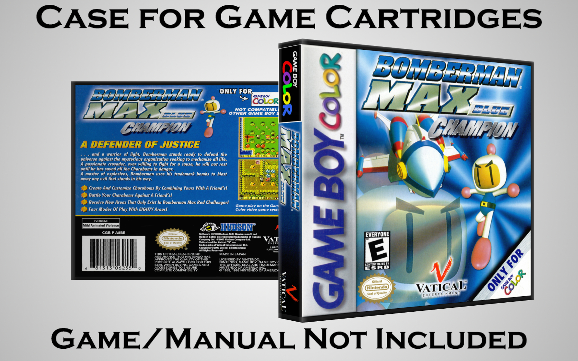 Protective Display Case for Game Boy/Gameboy Color Cartridges - NO GAME/MANUAL - Picture 25 of 249