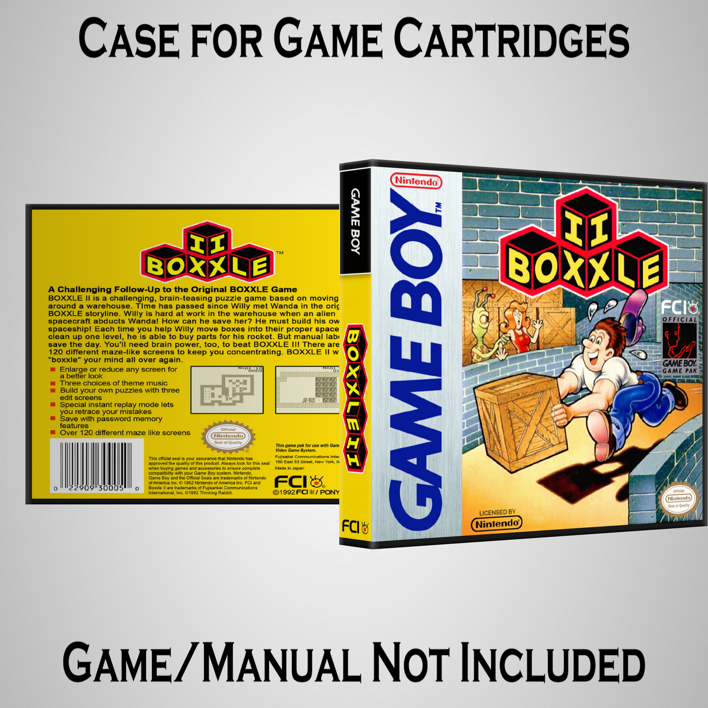 Protective Display Case for Game Boy/Gameboy Color Cartridges - NO GAME/MANUAL - Picture 28 of 249