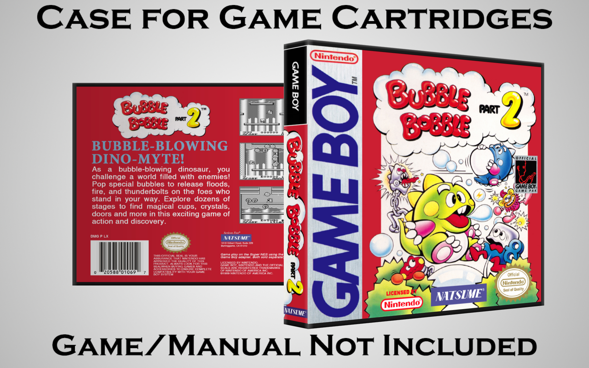 Protective Display Case for Game Boy/Gameboy Color Cartridges - NO GAME/MANUAL - Picture 30 of 249