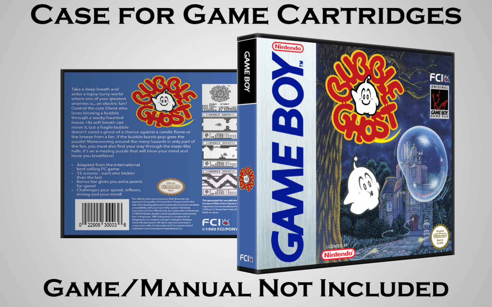 Protective Display Case for Game Boy/Gameboy Color Cartridges - NO GAME/MANUAL - Picture 31 of 249