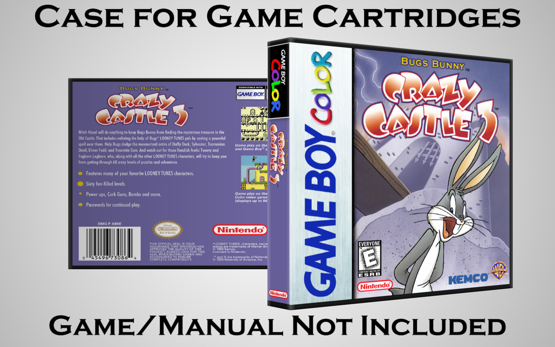 Protective Display Case for Game Boy/Gameboy Color Cartridges - NO GAME/MANUAL - Picture 34 of 249
