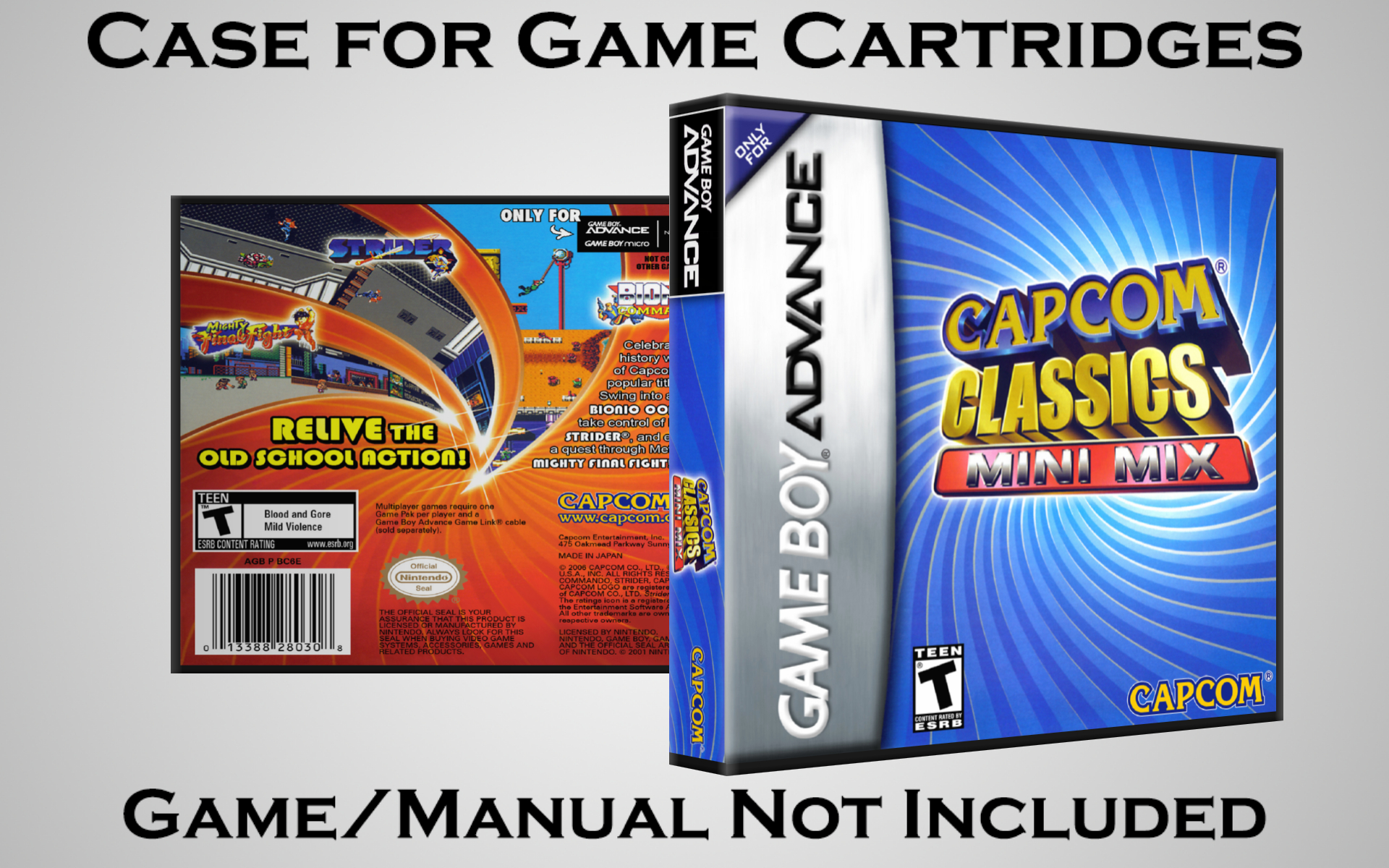 Protective Display Case for Game Boy Advance Cartridges - NO GAME/MANUAL - Picture 22 of 249