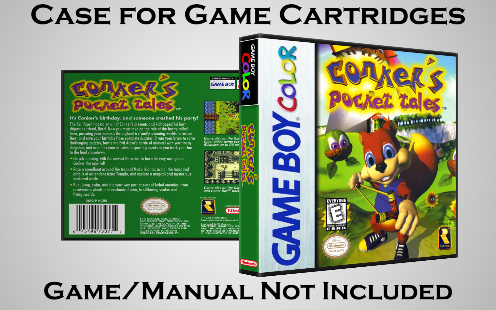 Protective Display Case for Game Boy/Gameboy Color Cartridges - NO GAME/MANUAL - Picture 40 of 249