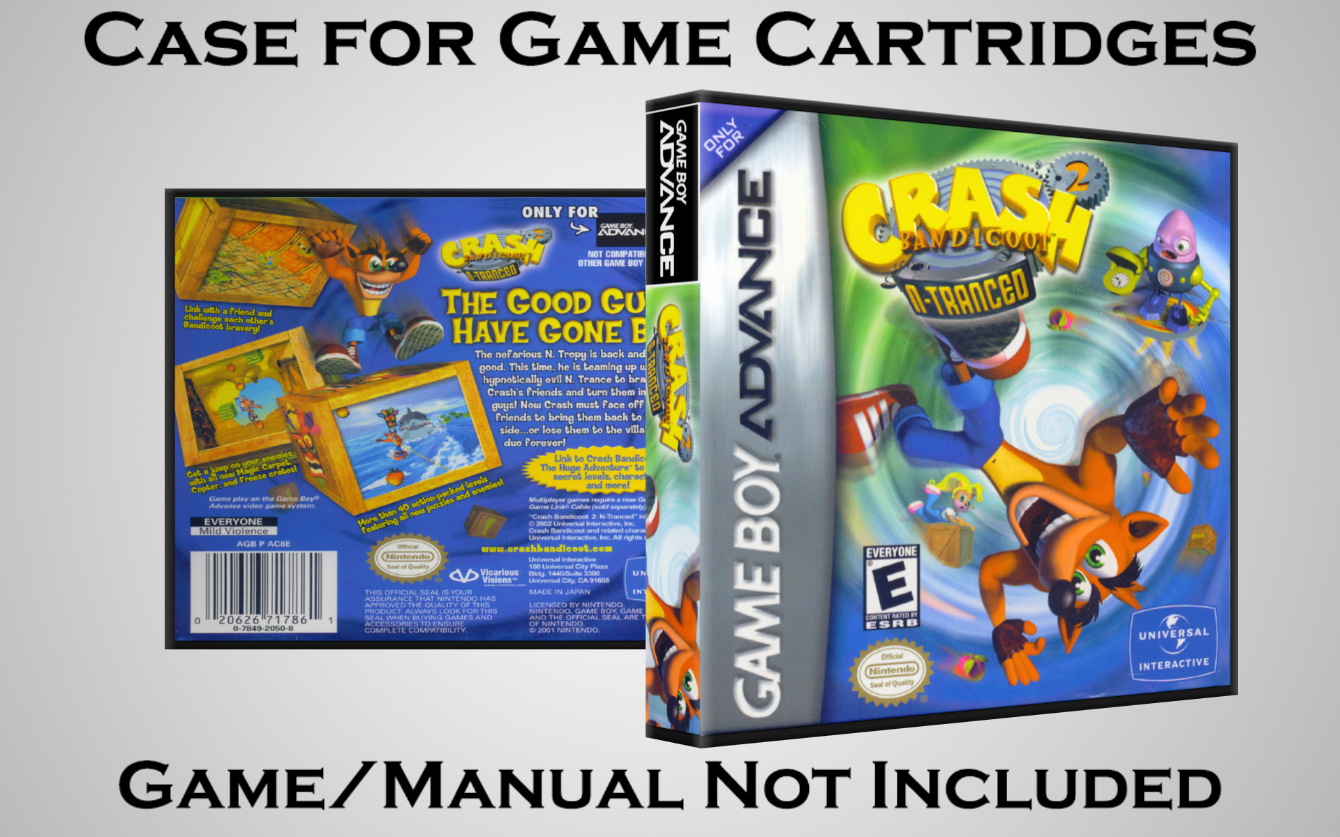Protective Display Case for Game Boy Advance Cartridges - NO GAME/MANUAL - Picture 34 of 249
