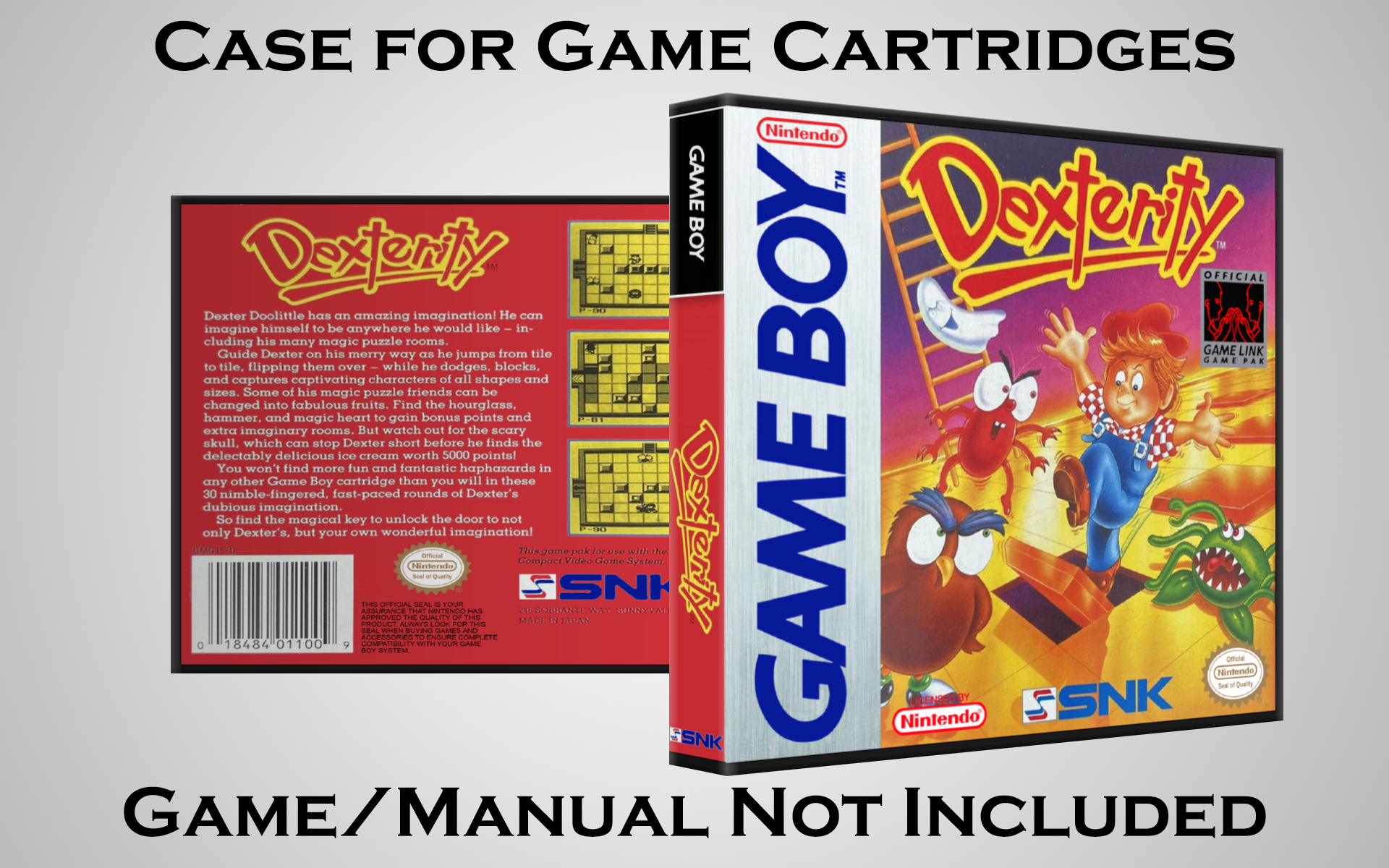 Protective Display Case for Game Boy/Gameboy Color Cartridges - NO GAME/MANUAL - Picture 46 of 249