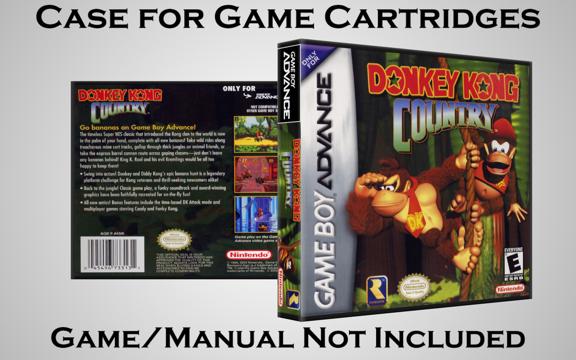 Protective Display Case for Game Boy Advance Cartridges - NO GAME/MANUAL - Picture 40 of 249