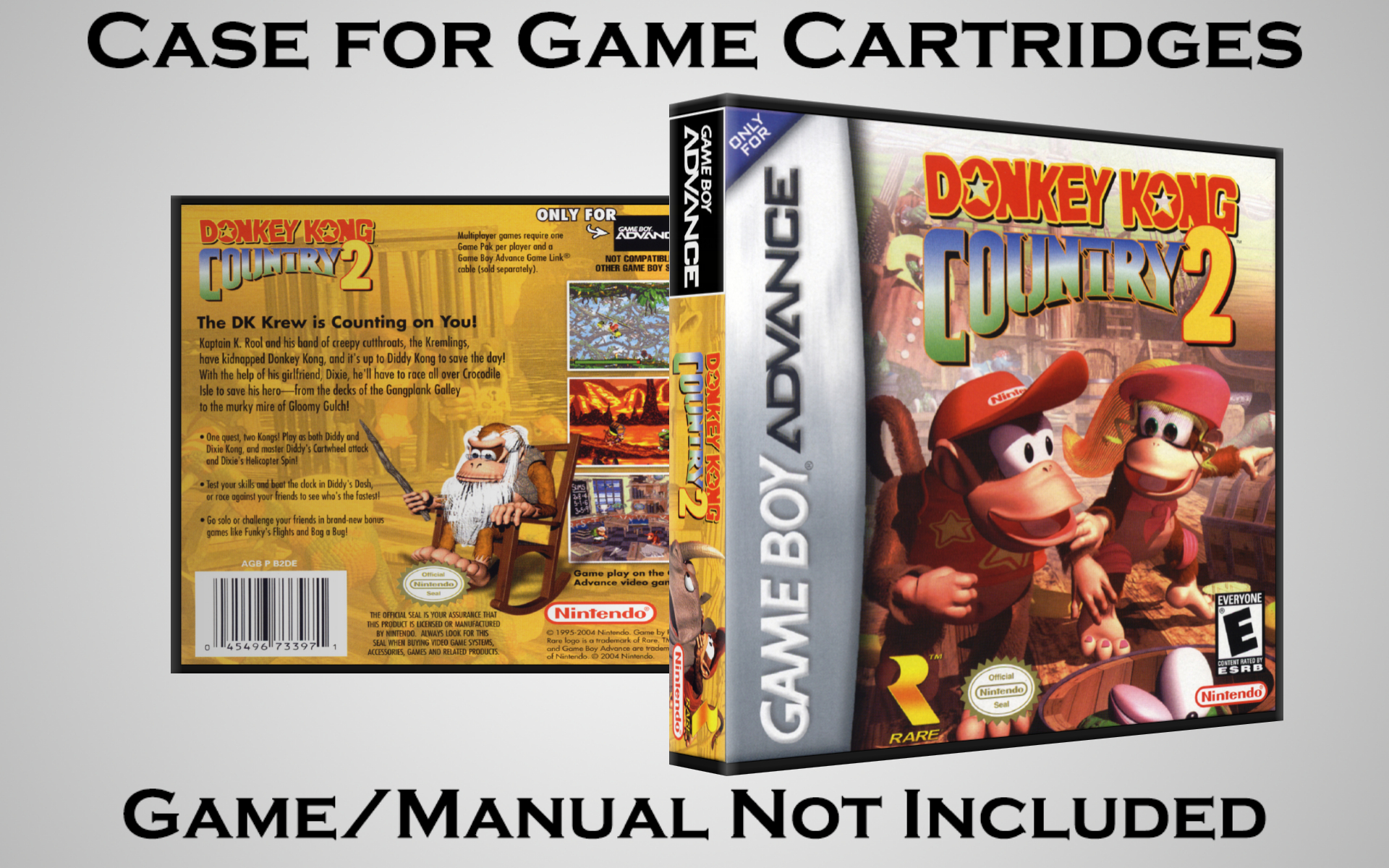 Protective Display Case for Game Boy Advance Cartridges - NO GAME/MANUAL - Picture 41 of 249