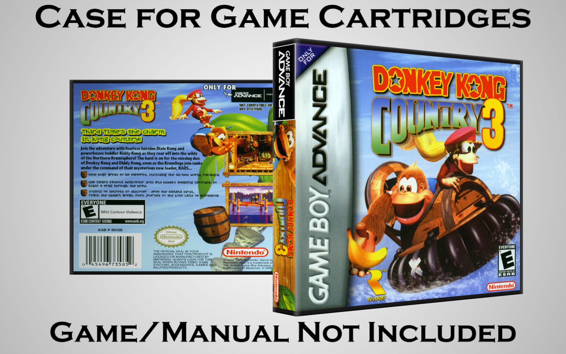 Protective Display Case for Game Boy Advance Cartridges - NO GAME/MANUAL - Picture 42 of 249
