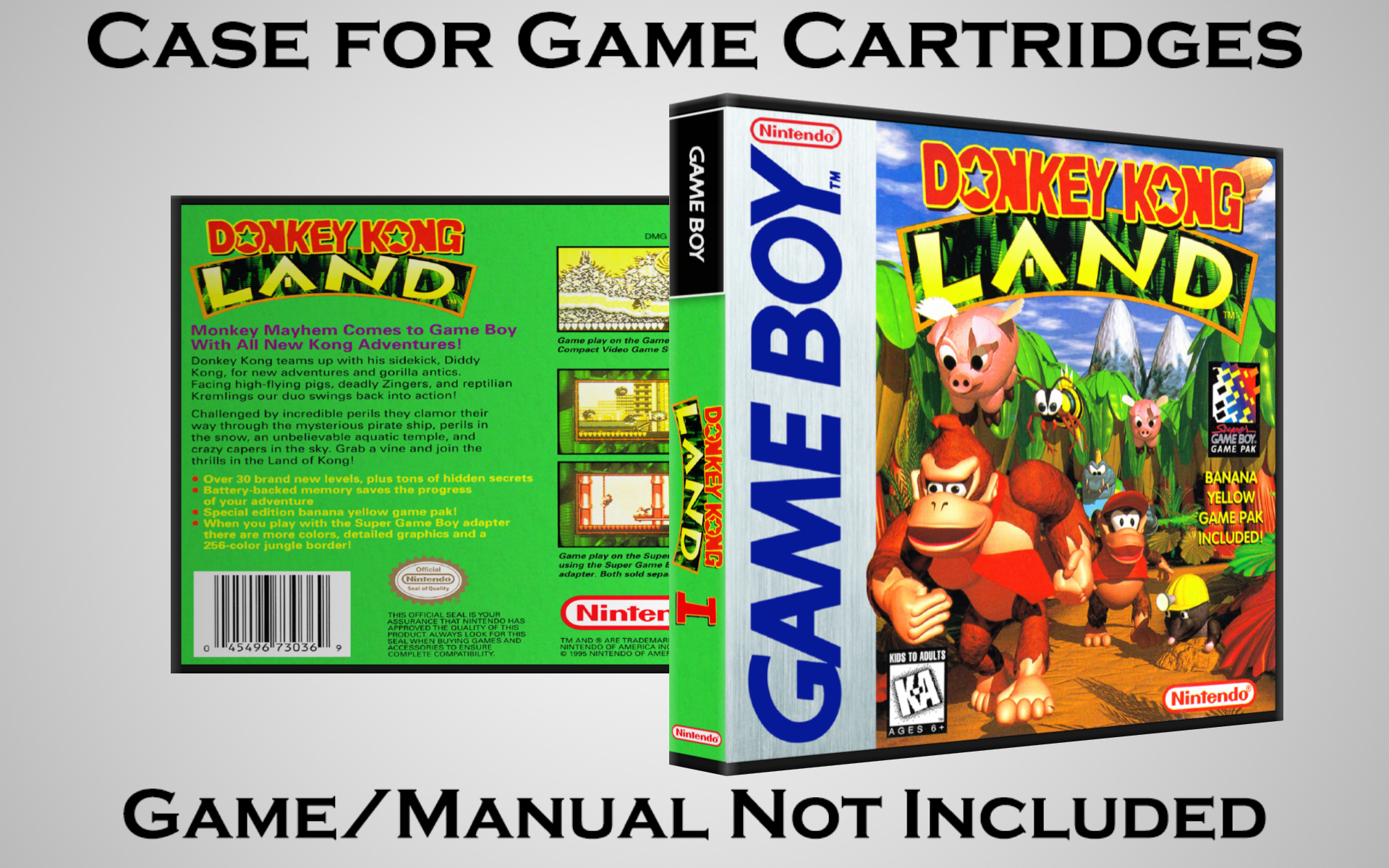 Protective Display Case for Game Boy/Gameboy Color Cartridges - NO GAME/MANUAL - Picture 49 of 249