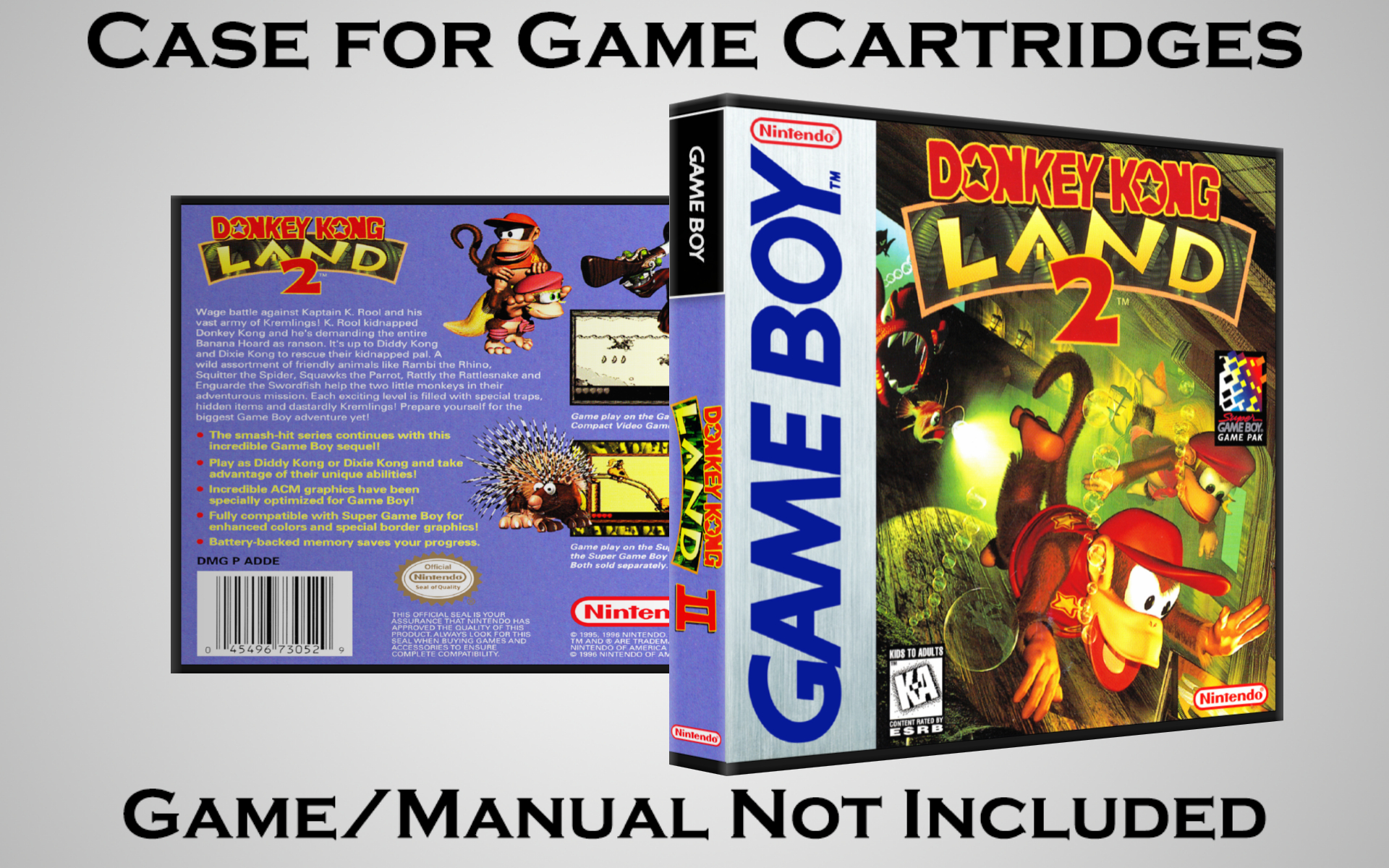 Protective Display Case for Game Boy/Gameboy Color Cartridges - NO GAME/MANUAL - Picture 50 of 249