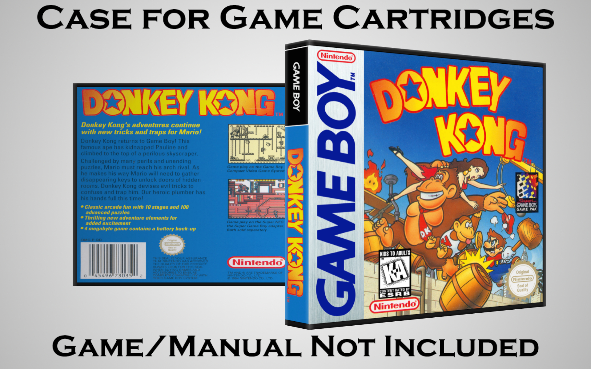 Protective Display Case for Game Boy/Gameboy Color Cartridges - NO GAME/MANUAL - Picture 47 of 249