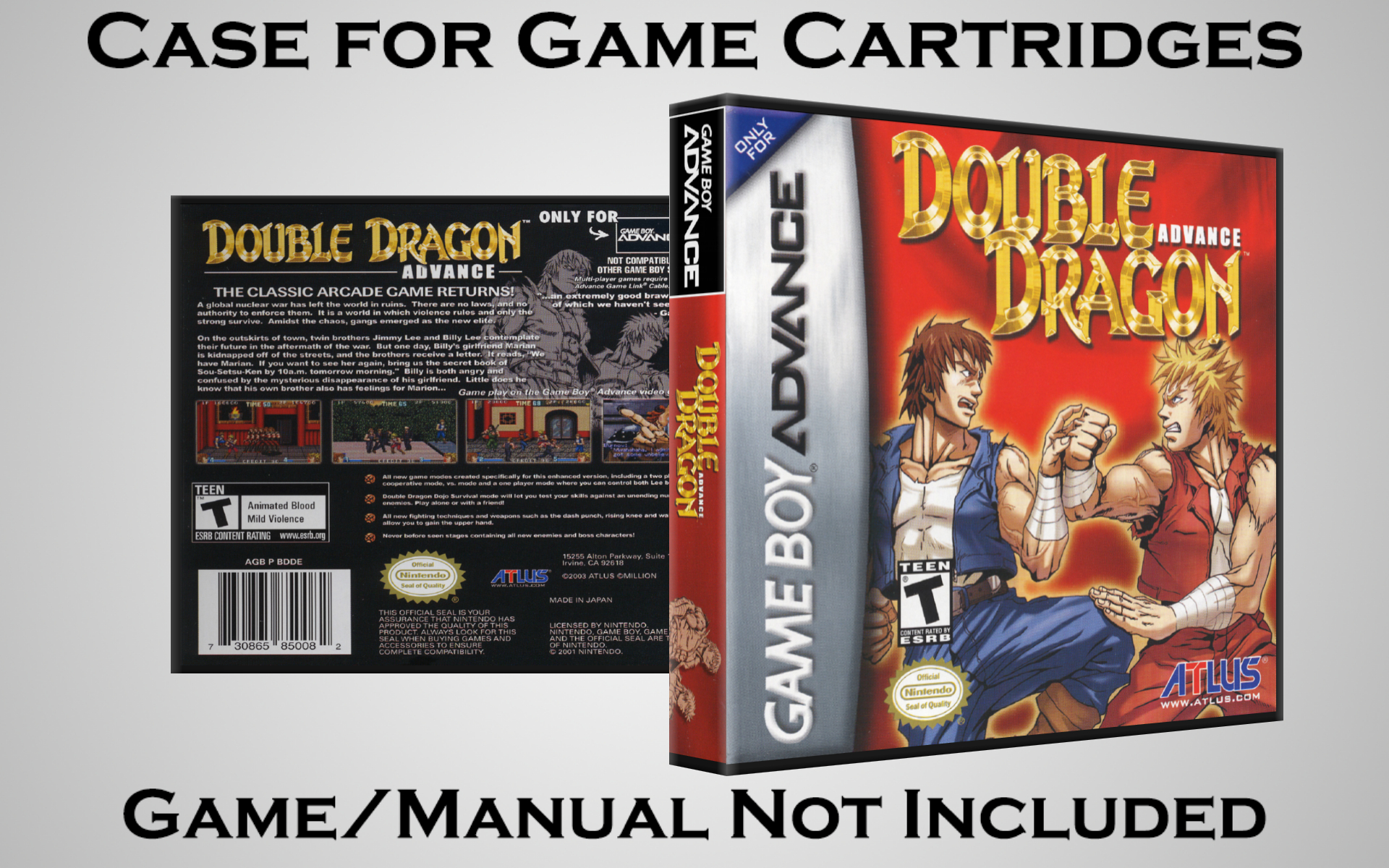 Protective Display Case for Game Boy Advance Cartridges - NO GAME/MANUAL - Picture 45 of 249