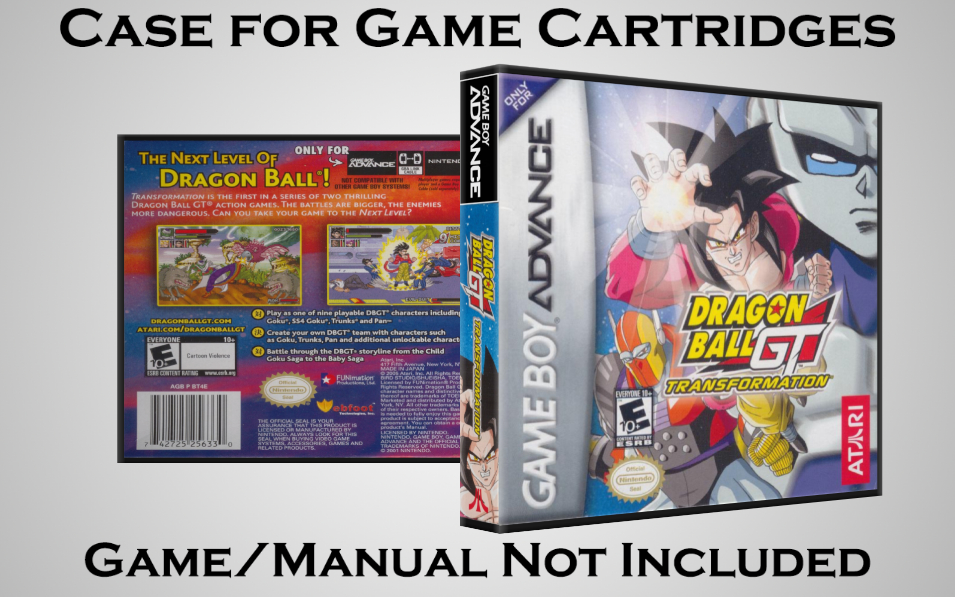 Protective Display Case for Game Boy Advance Cartridges - NO GAME/MANUAL - Picture 48 of 249