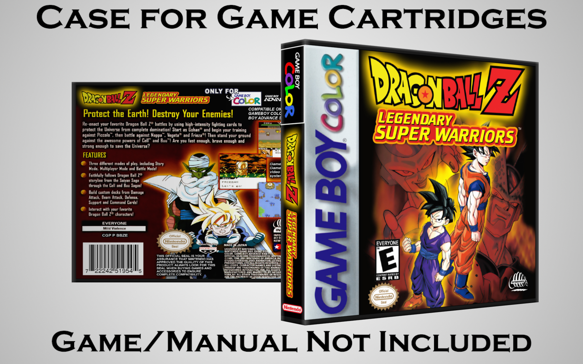 Protective Display Case for Game Boy/Gameboy Color Cartridges - NO GAME/MANUAL - Picture 54 of 249