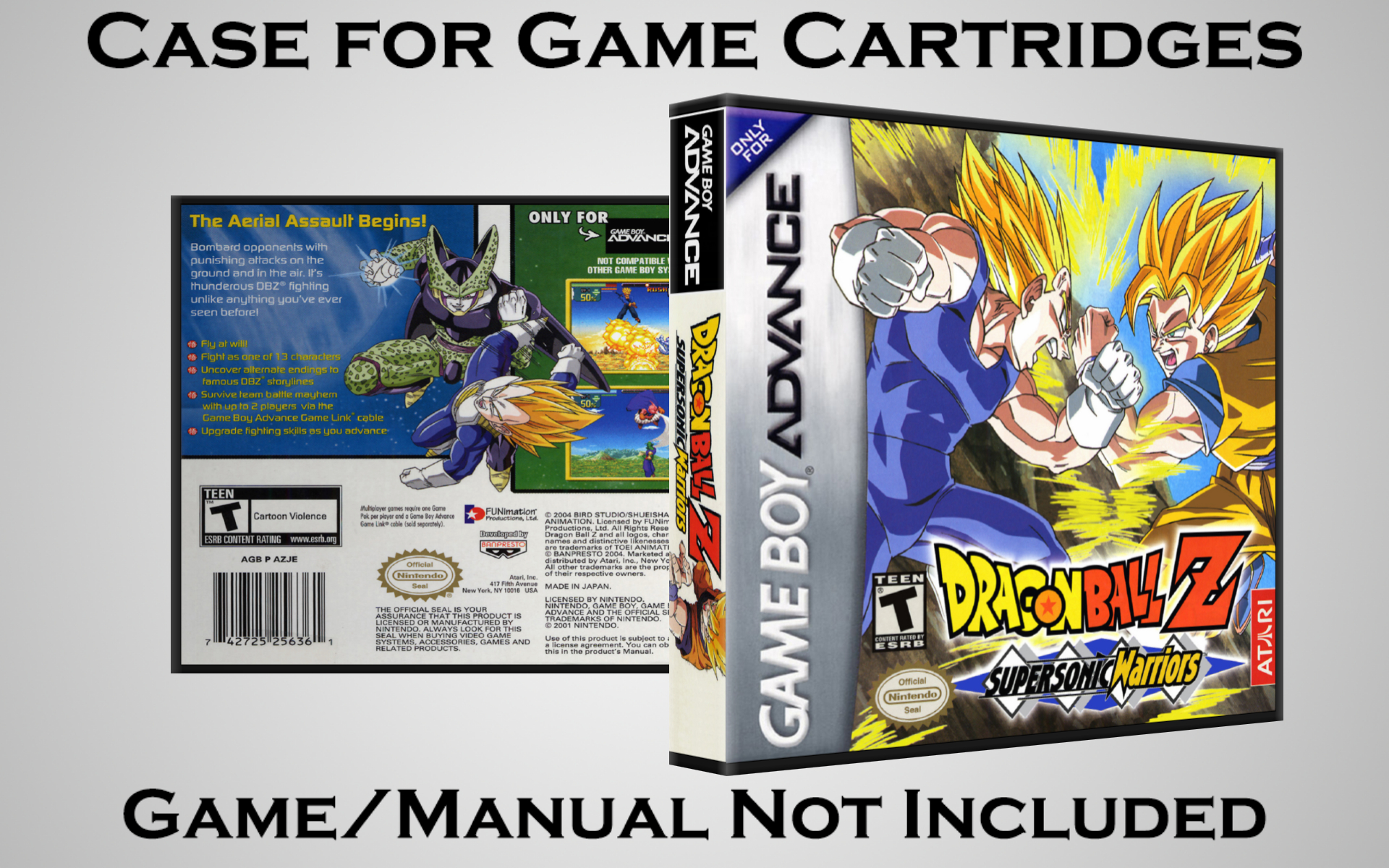 Protective Display Case for Game Boy Advance Cartridges - NO GAME/MANUAL - Picture 53 of 249