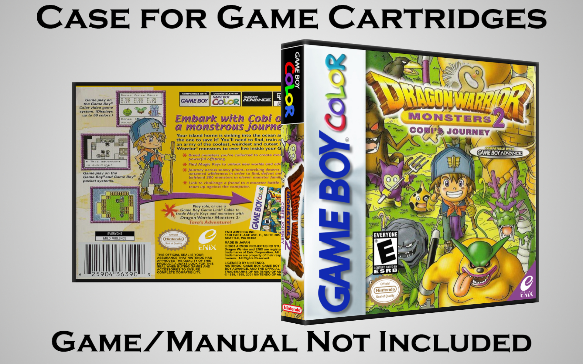 Protective Display Case for Game Boy/Gameboy Color Cartridges - NO GAME/MANUAL - Picture 58 of 249