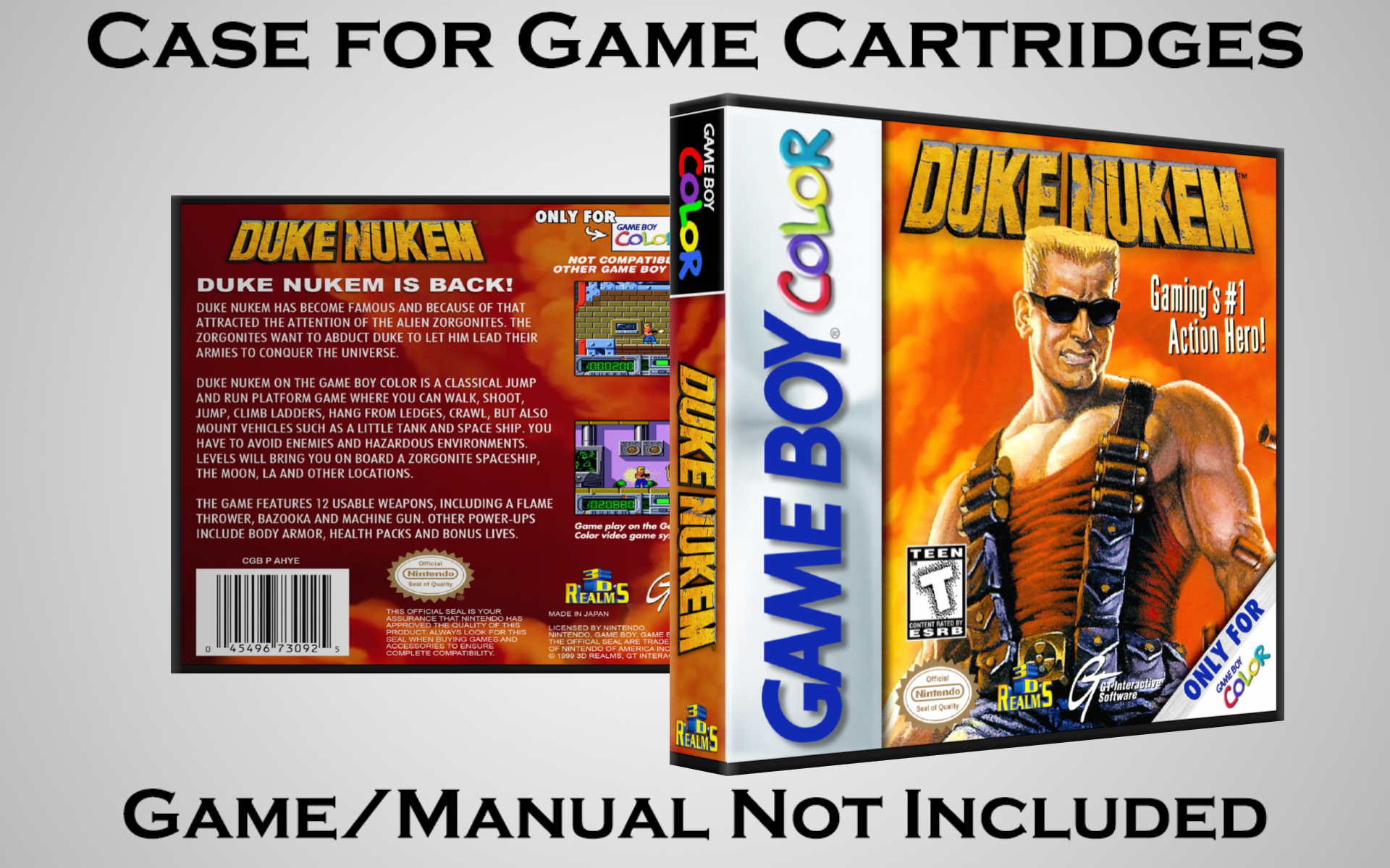 Protective Display Case for Game Boy/Gameboy Color Cartridges - NO GAME/MANUAL - Picture 64 of 249