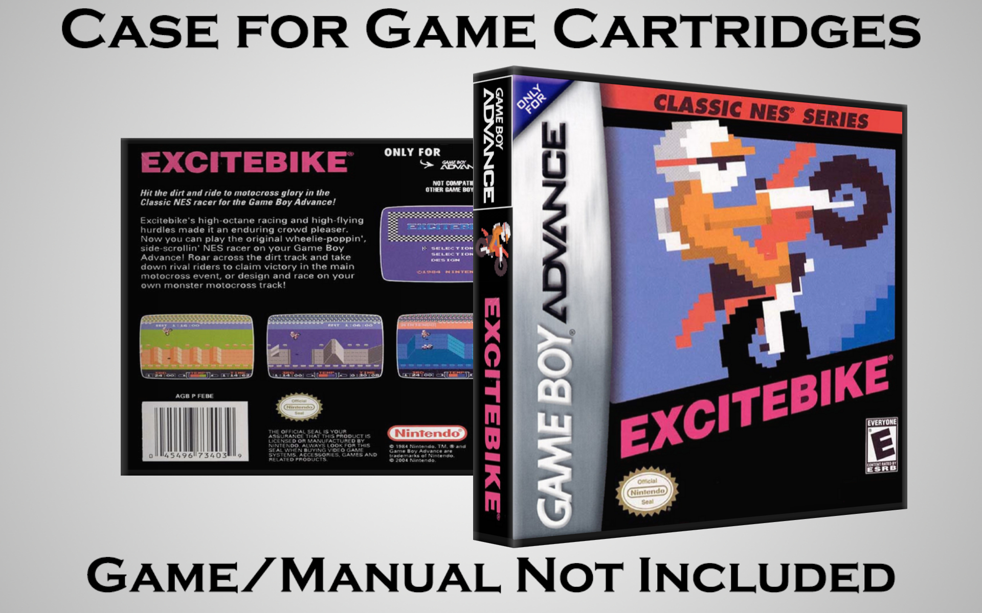Protective Display Case for Game Boy Advance Cartridges - NO GAME/MANUAL - Picture 60 of 249