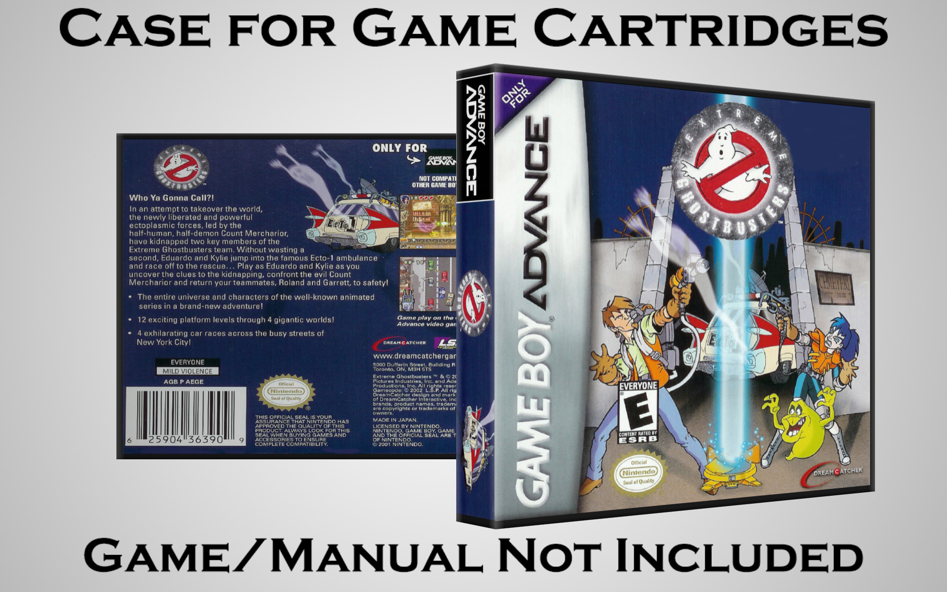 Protective Display Case for Game Boy Advance Cartridges - NO GAME/MANUAL - Picture 61 of 249