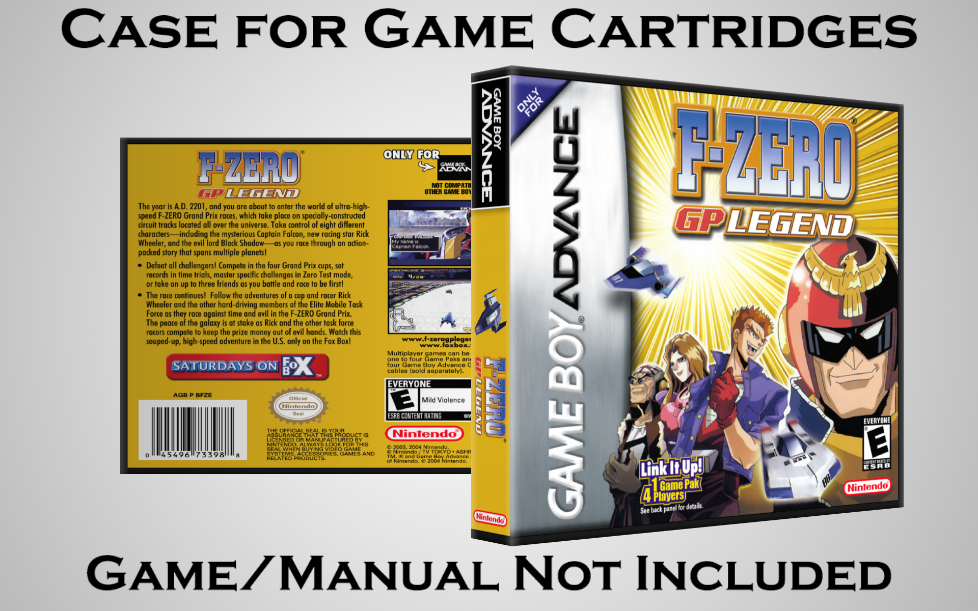 Protective Display Case for Game Boy Advance Cartridges - NO GAME/MANUAL - Picture 63 of 249