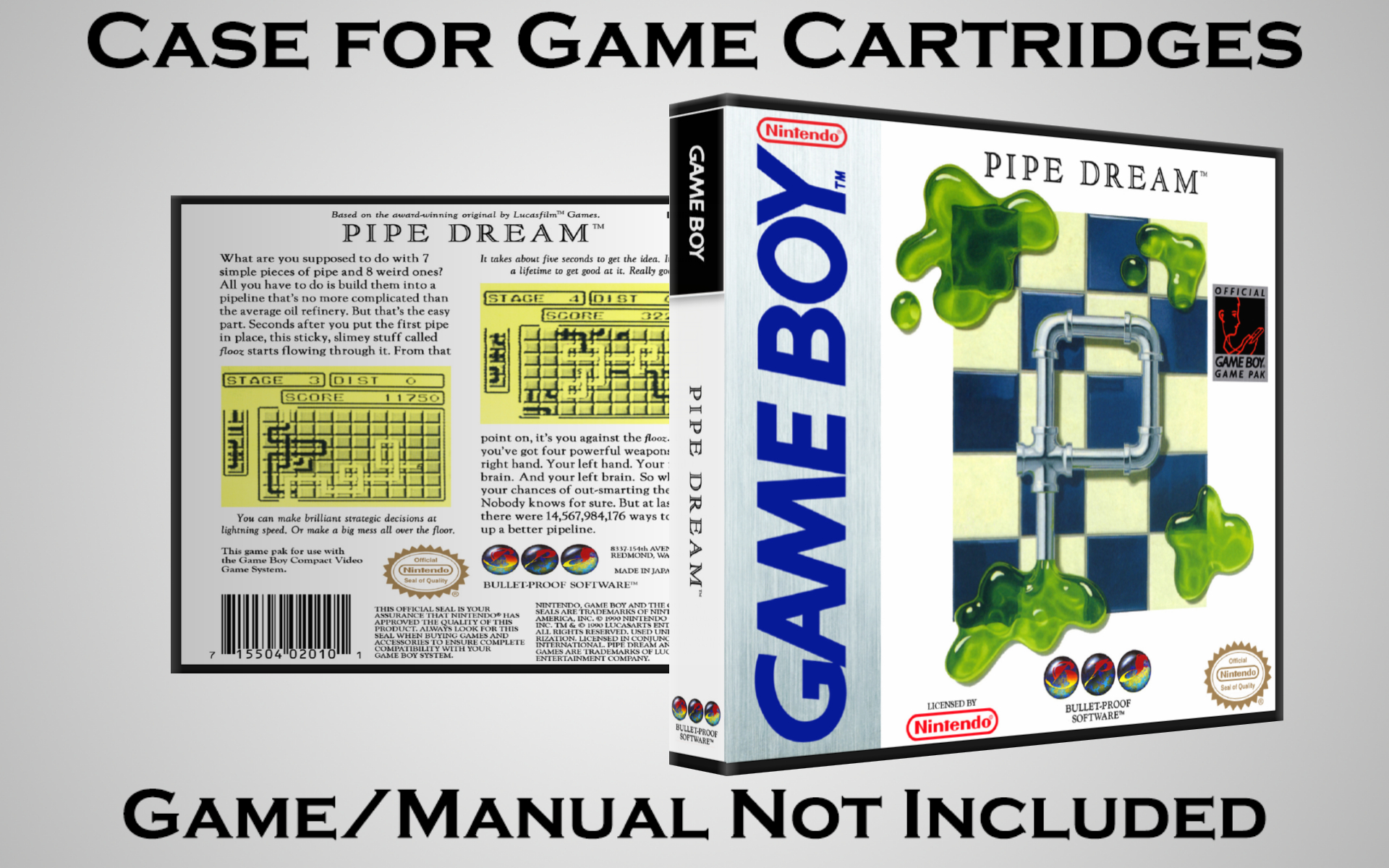 Protective Display Case for Game Boy/Gameboy Color Cartridges - NO GAME/MANUAL - Picture 148 of 249