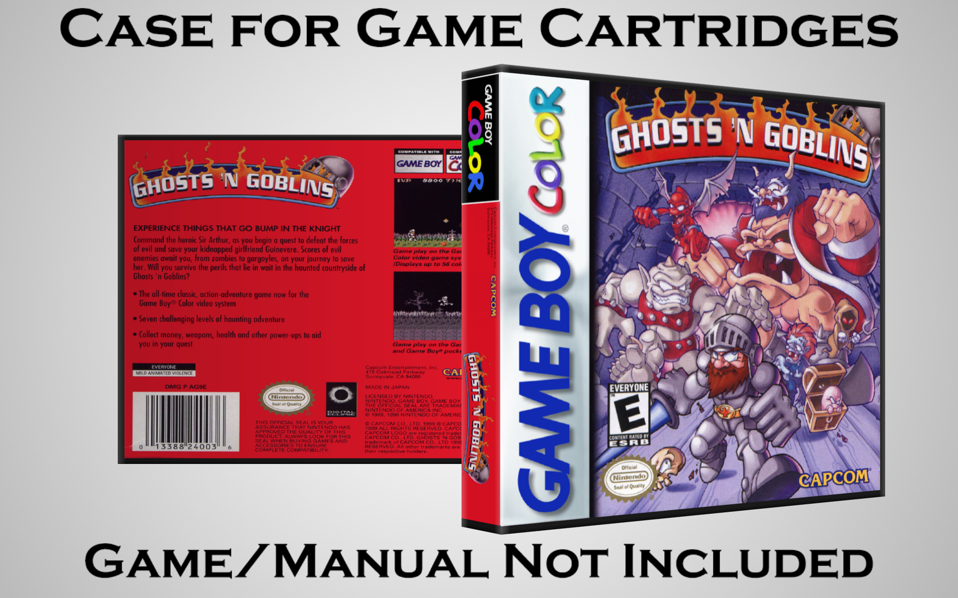 Protective Display Case for Game Boy/Gameboy Color Cartridges - NO GAME/MANUAL - Picture 77 of 249