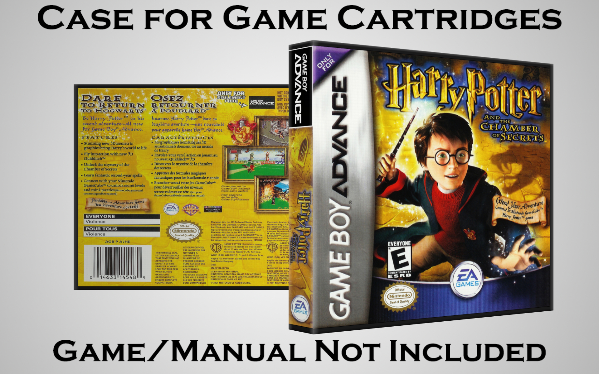 Protective Display Case for Game Boy Advance Cartridges - NO GAME/MANUAL - Picture 85 of 249