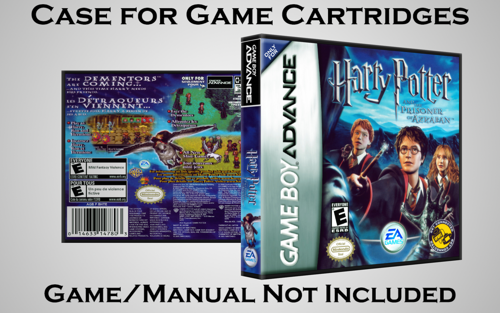 Protective Display Case for Game Boy Advance Cartridges - NO GAME/MANUAL - Picture 86 of 249