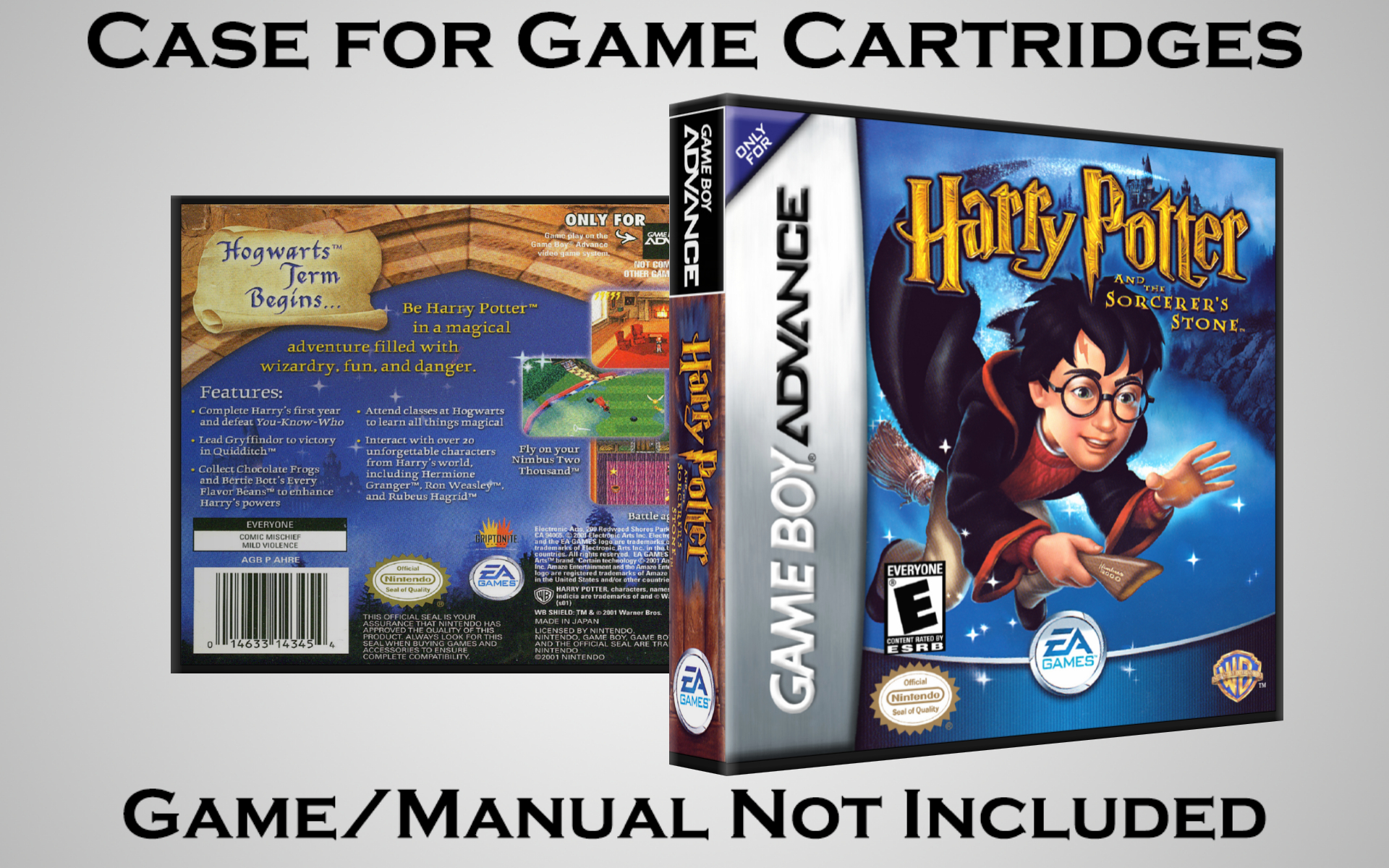 Protective Display Case for Game Boy Advance Cartridges - NO GAME/MANUAL - Picture 87 of 249