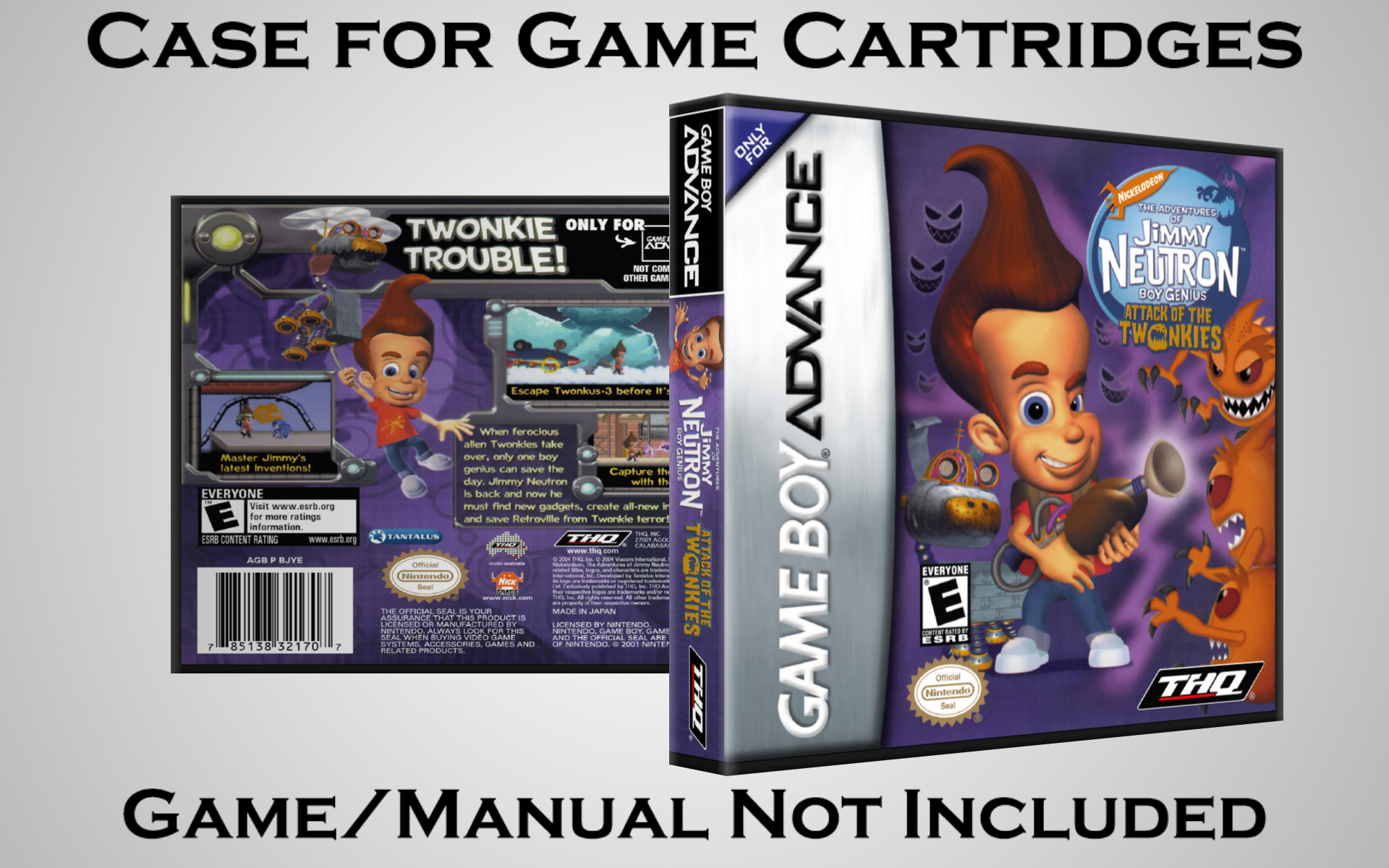 Protective Display Case for Game Boy Advance Cartridges - NO GAME/MANUAL - Picture 90 of 249