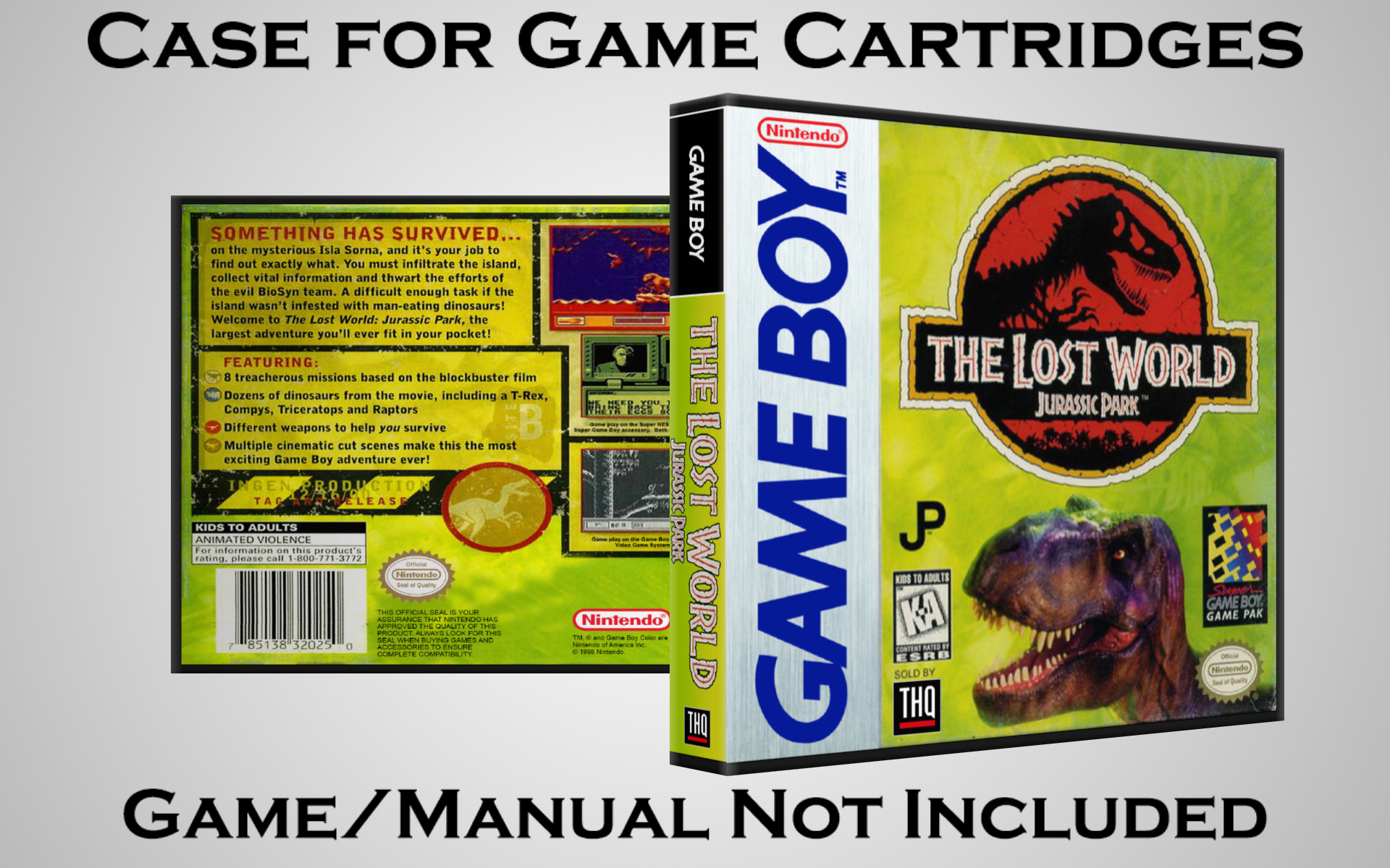 Protective Display Case for Game Boy/Gameboy Color Cartridges - NO GAME/MANUAL - Picture 110 of 249