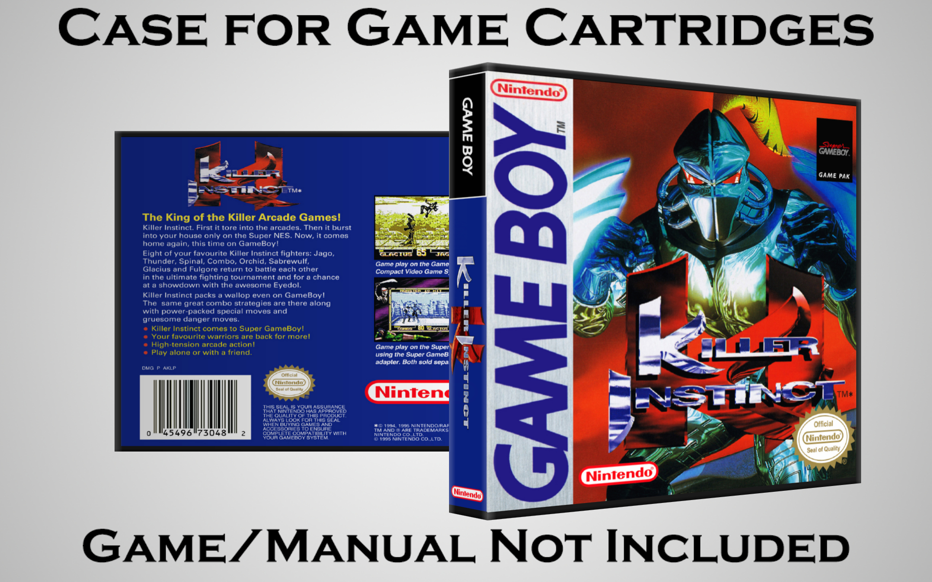 Protective Display Case for Game Boy/Gameboy Color Cartridges - NO GAME/MANUAL - Picture 92 of 249