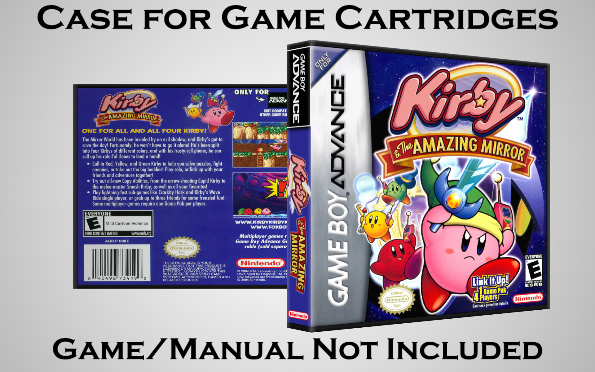 Protective Display Case for Game Boy Advance Cartridges - NO GAME/MANUAL - Picture 93 of 249
