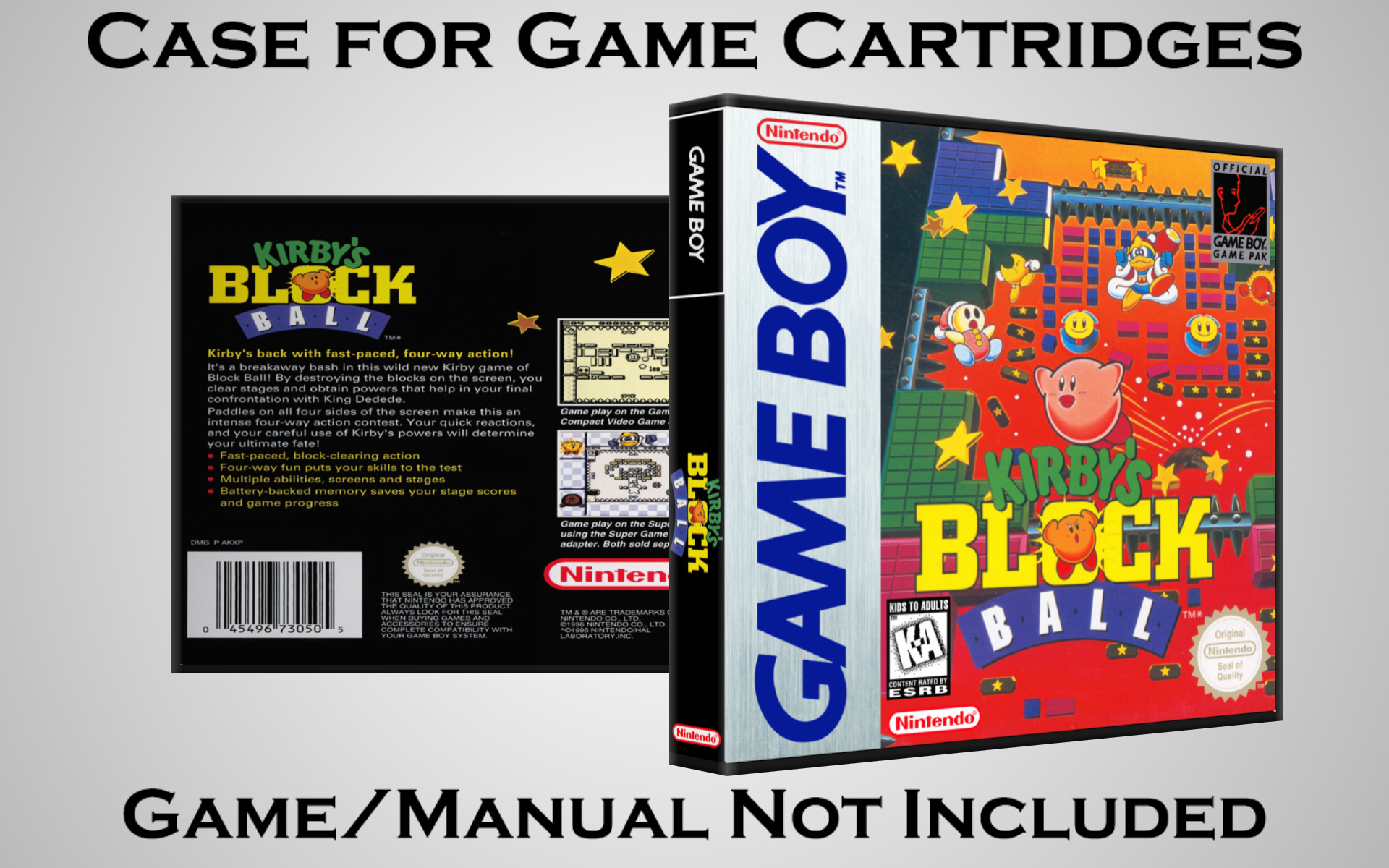 Protective Display Case for Game Boy/Gameboy Color Cartridges - NO GAME/MANUAL - Picture 95 of 249