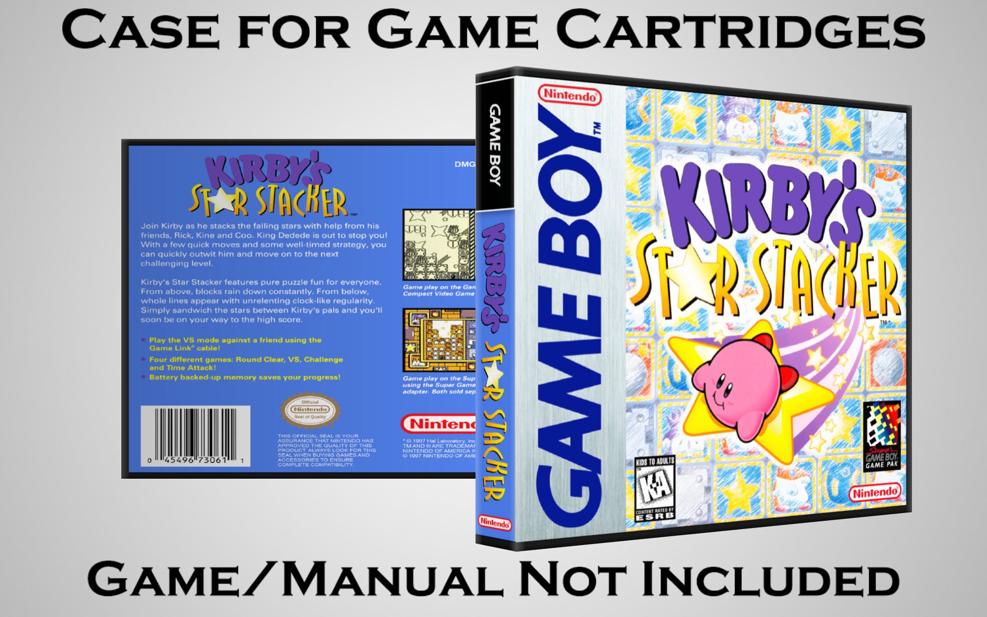 Protective Display Case for Game Boy/Gameboy Color Cartridges - NO GAME/MANUAL - Picture 99 of 249