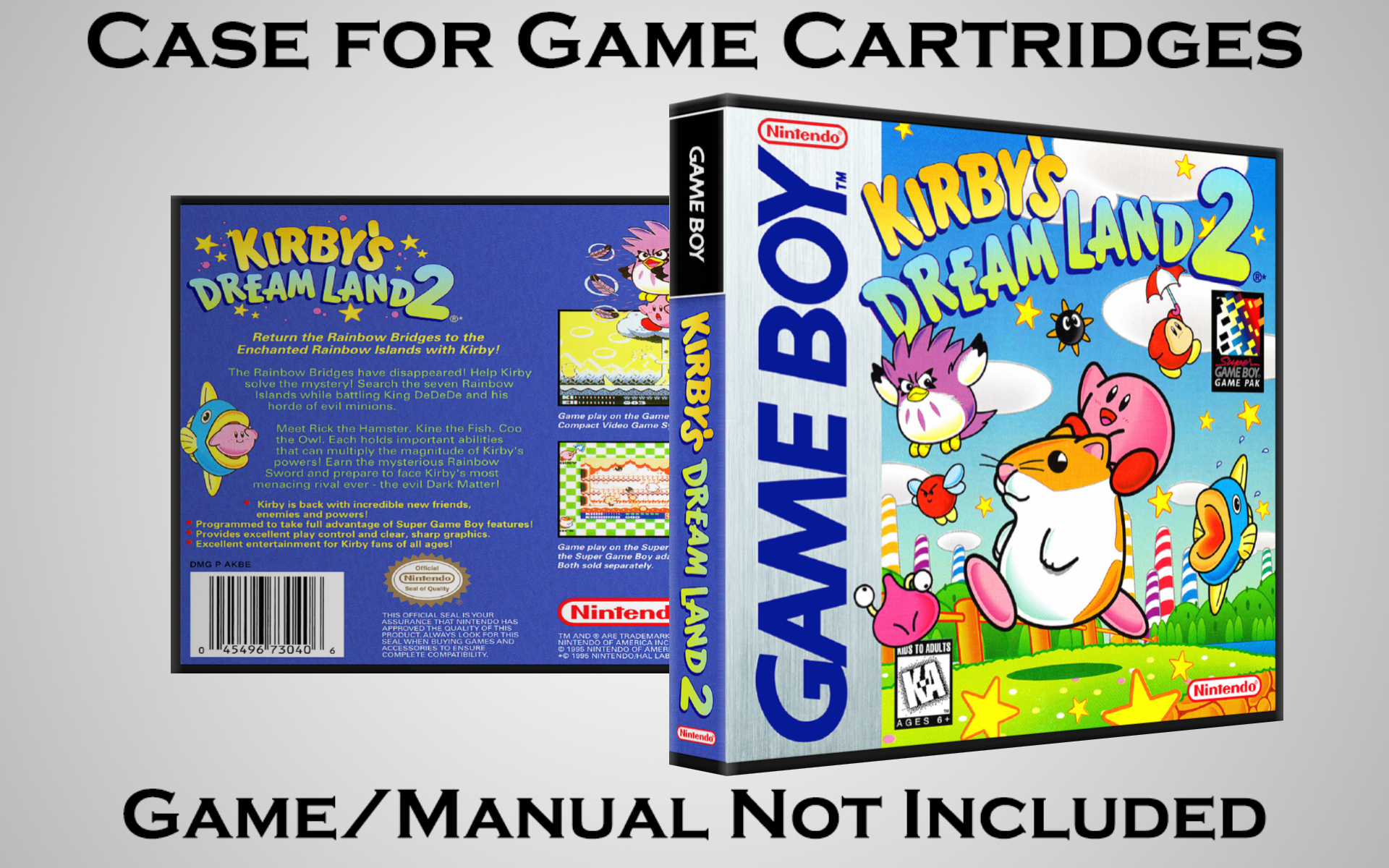 Protective Display Case for Game Boy/Gameboy Color Cartridges - NO GAME/MANUAL - Picture 97 of 249