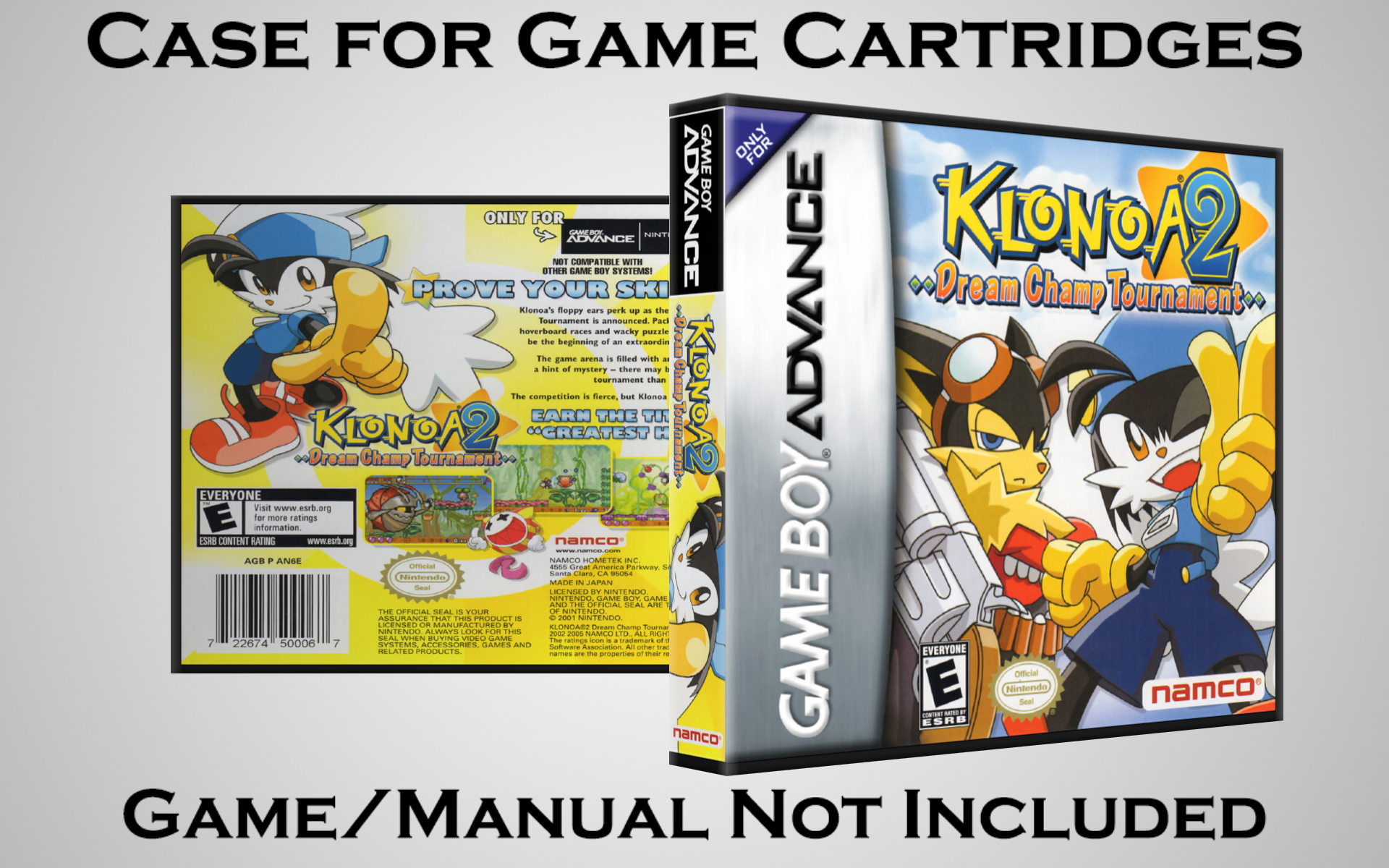 Protective Display Case for Game Boy Advance Cartridges - NO GAME/MANUAL - Picture 95 of 249